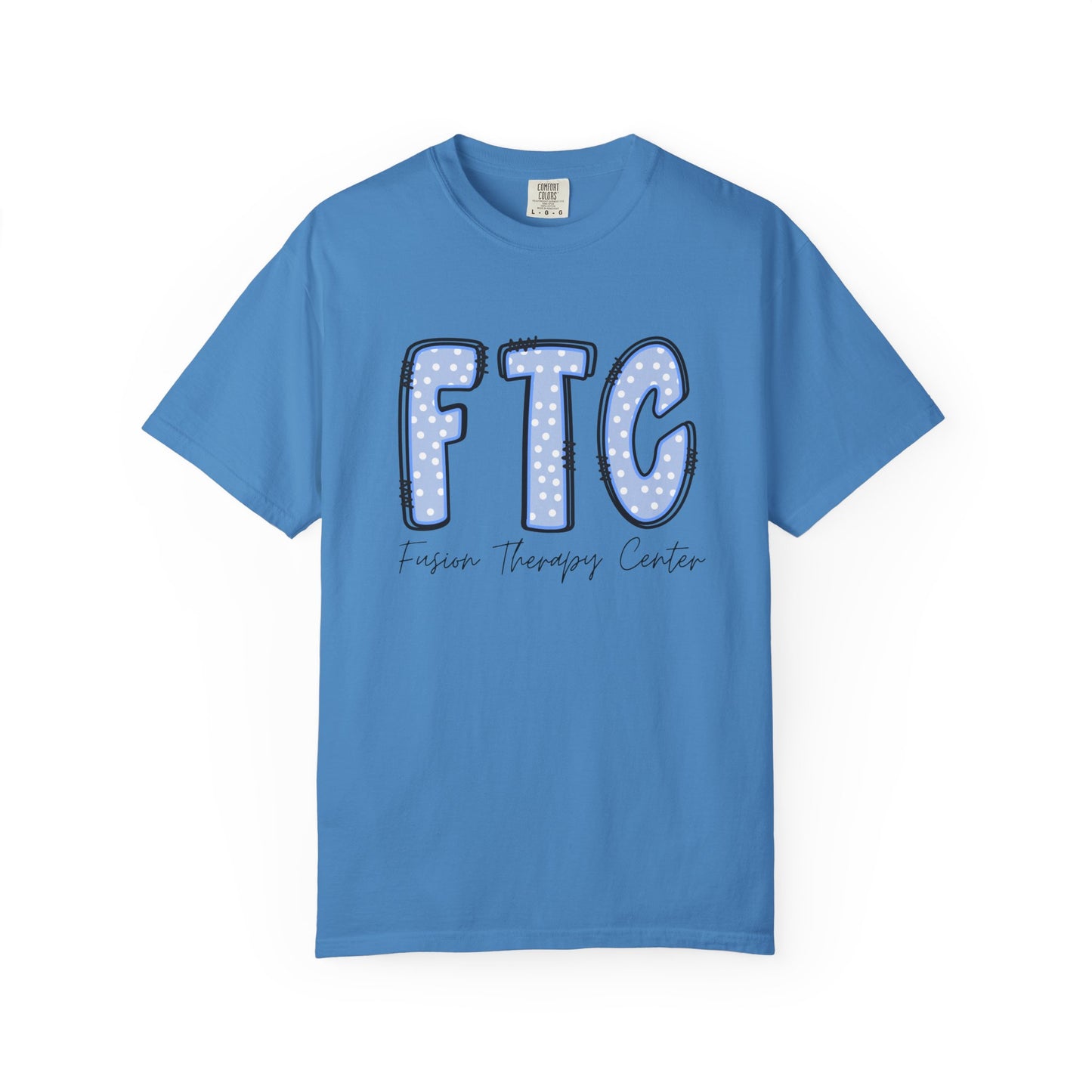 Classic Tee | Blue Polka