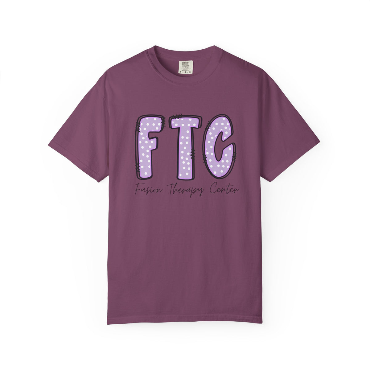 Classic Tee | Purple Polka