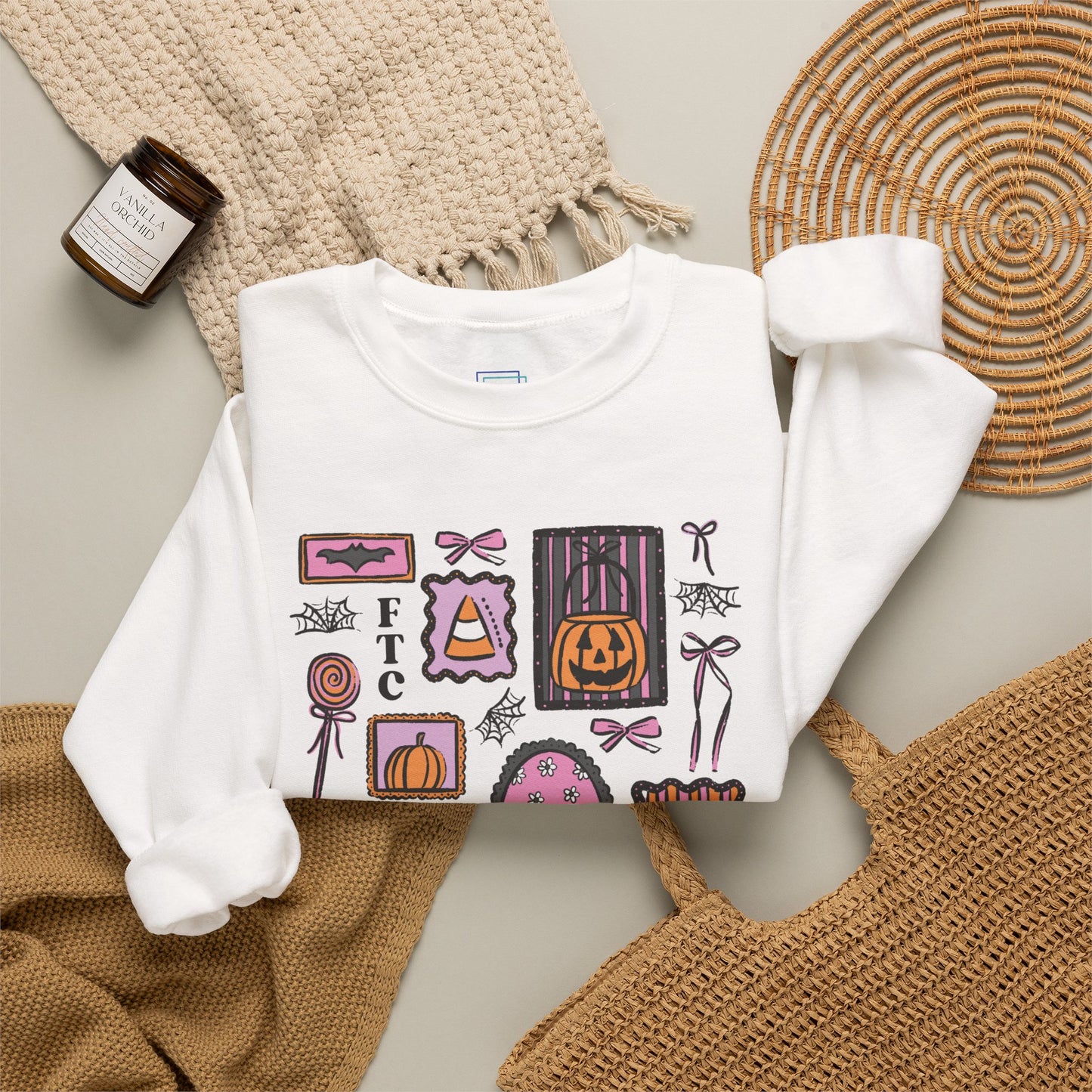 Everyday Sweatshirt | Patchwork Halloween