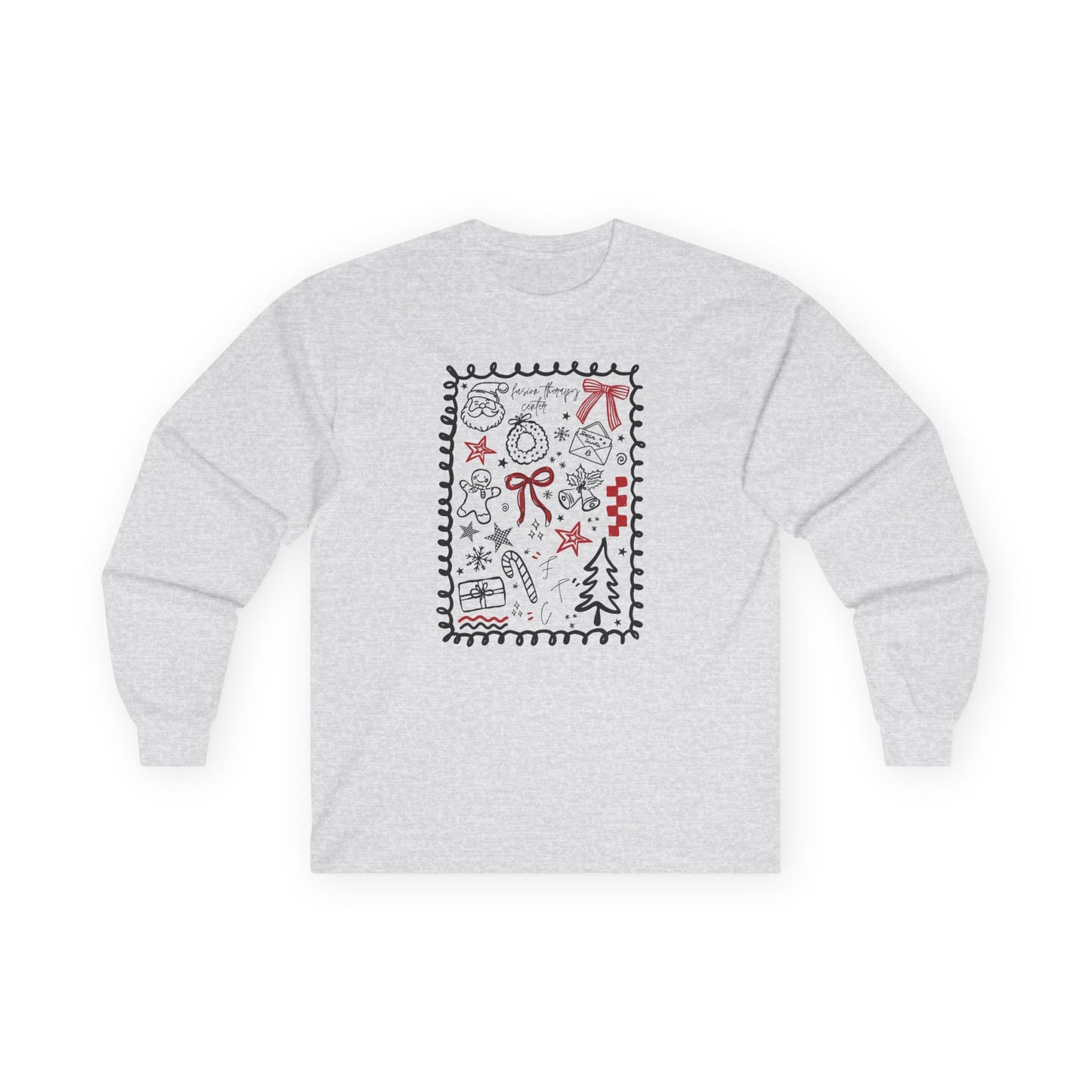 Everyday Long Sleeve Tee | Holiday Doodles