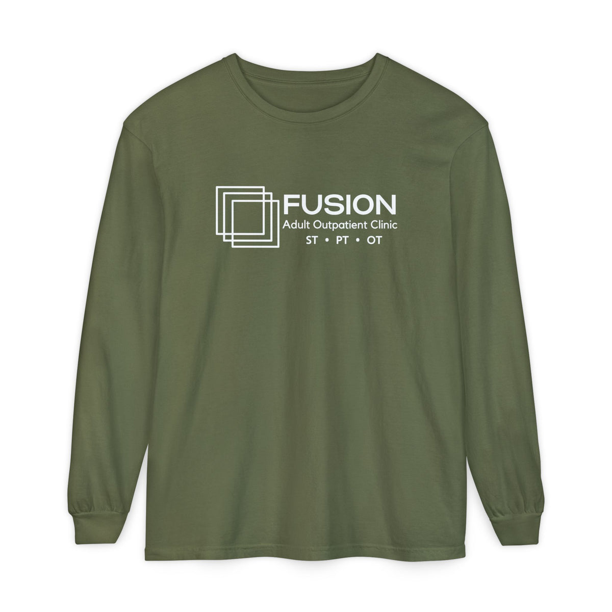 Classic FAOC Long Sleeve Tee | All White Logo
