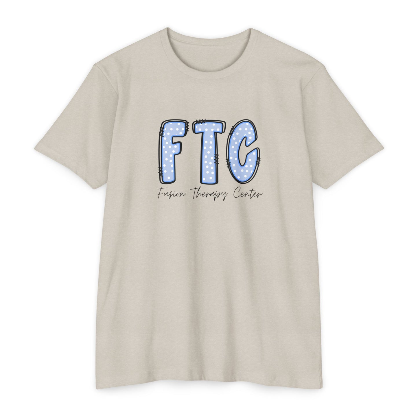 Essential Tee | Blue Polka