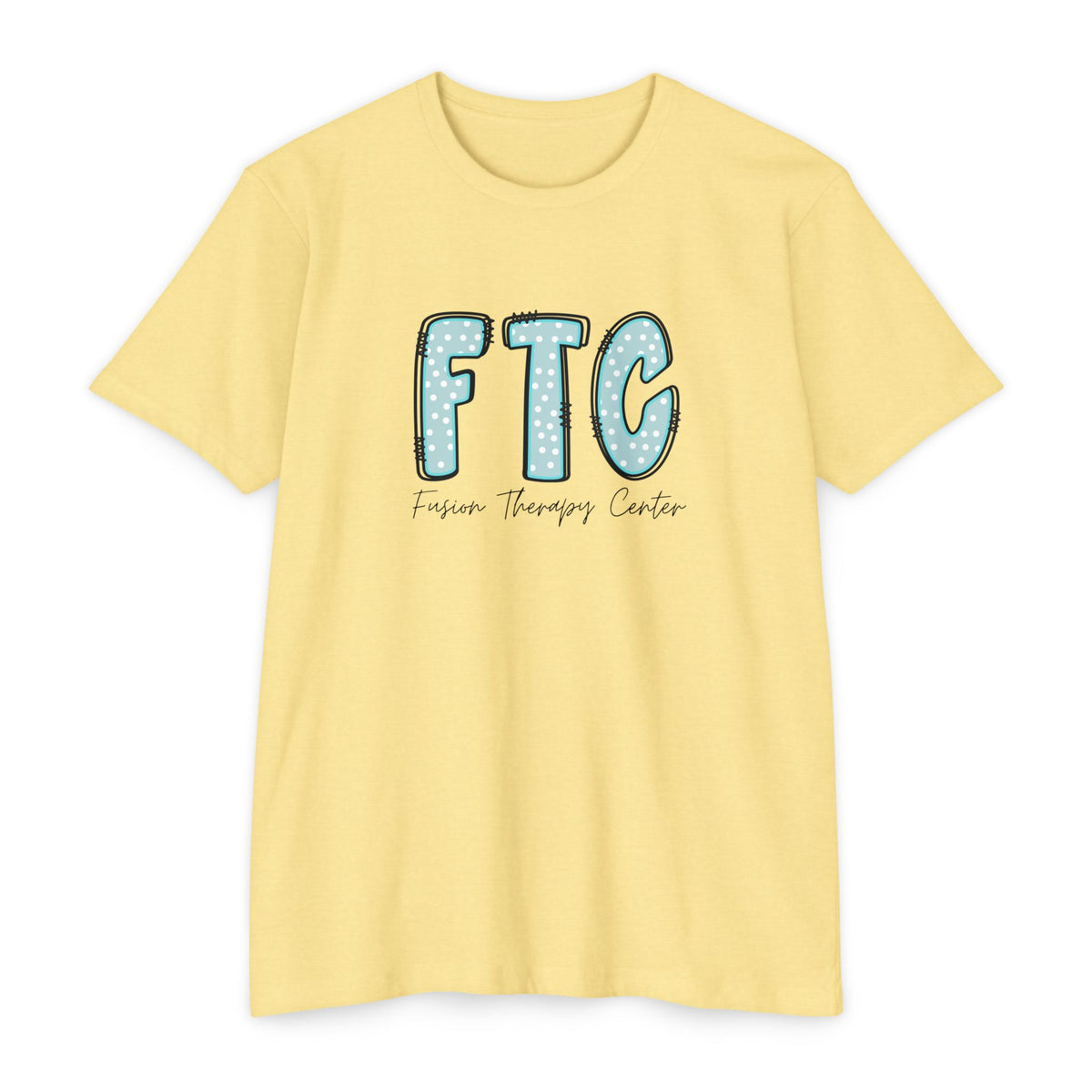 Essential Tee | Teal Polka