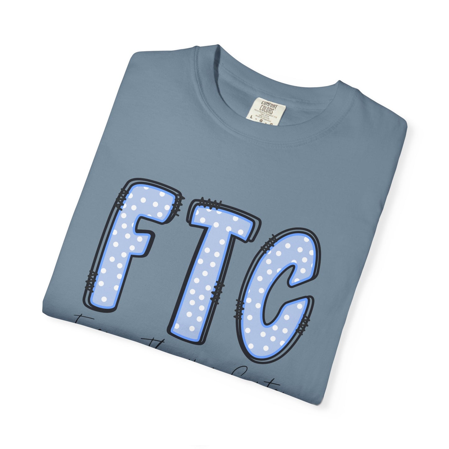 Classic Tee | Blue Polka