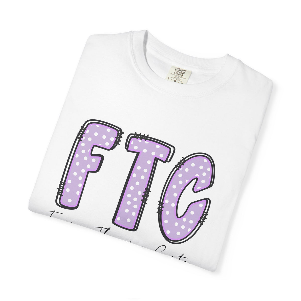 Classic Tee | Purple Polka