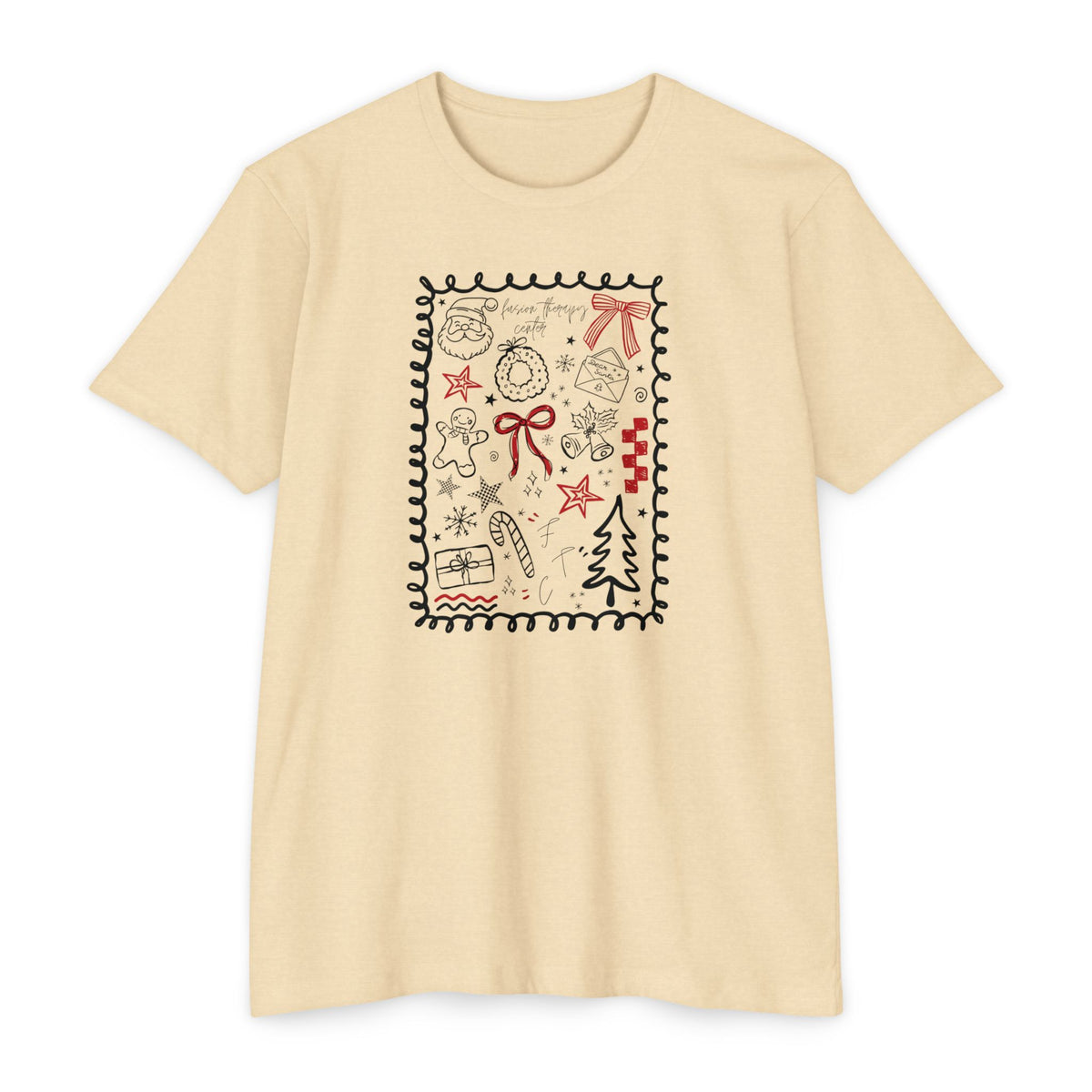Essential Tee | Holiday Doodles