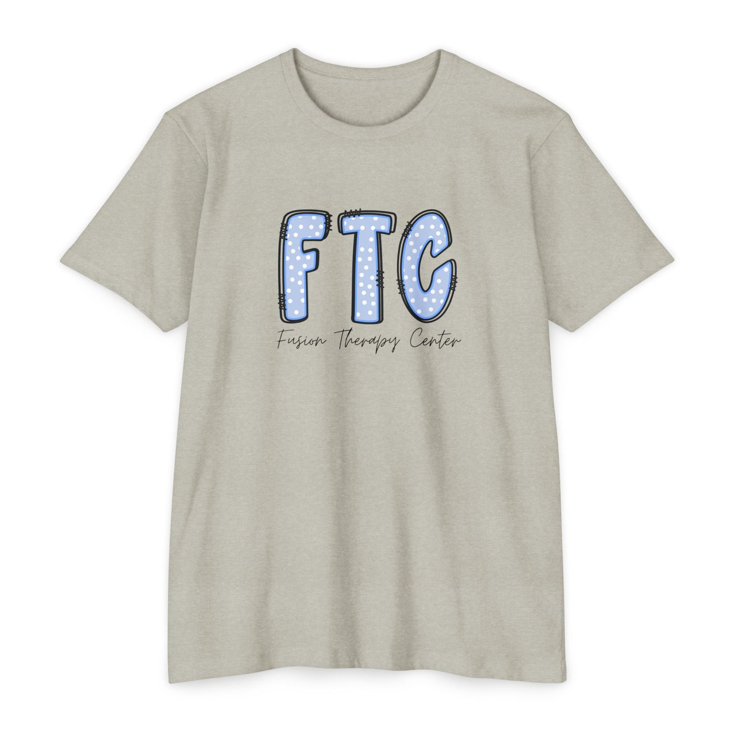 Essential Tee | Blue Polka