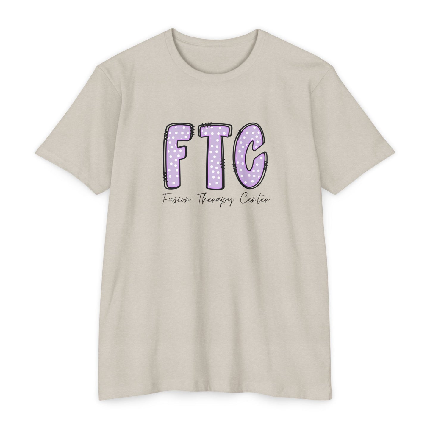 Essential Tee | Purple Polka