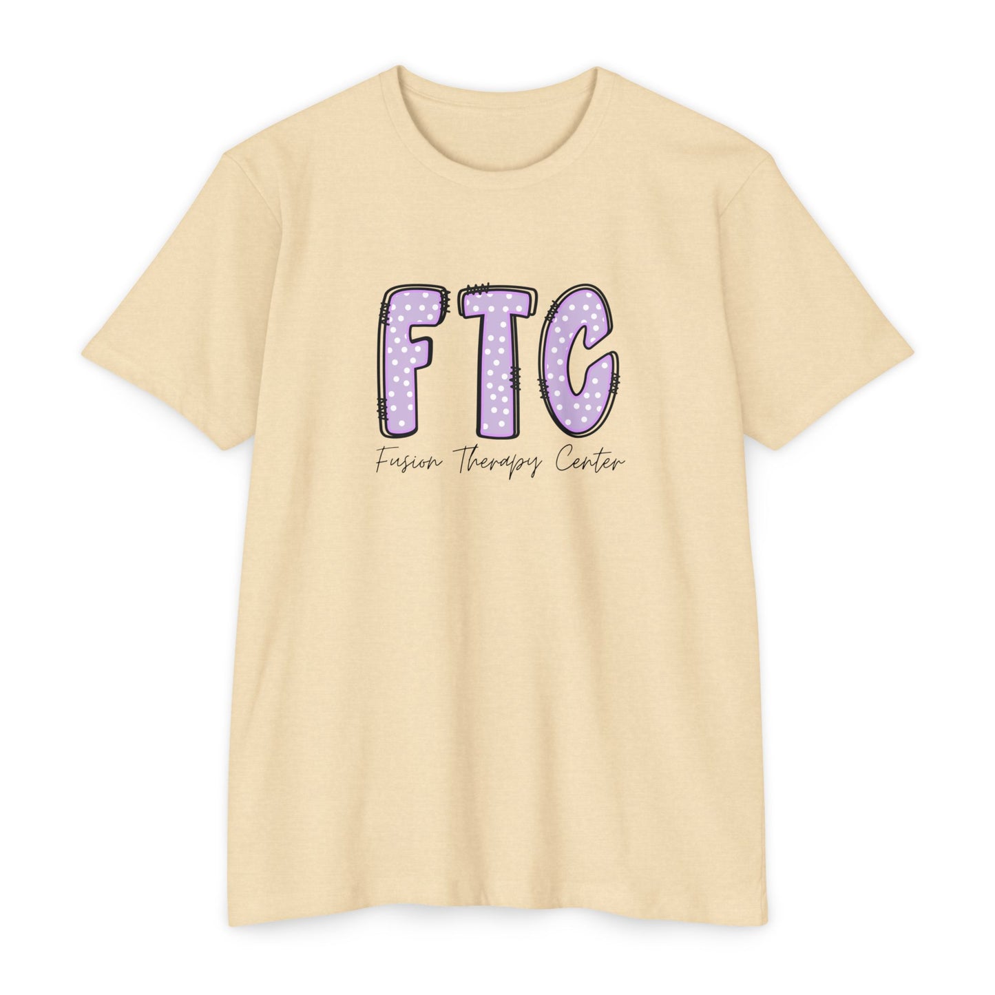 Essential Tee | Purple Polka