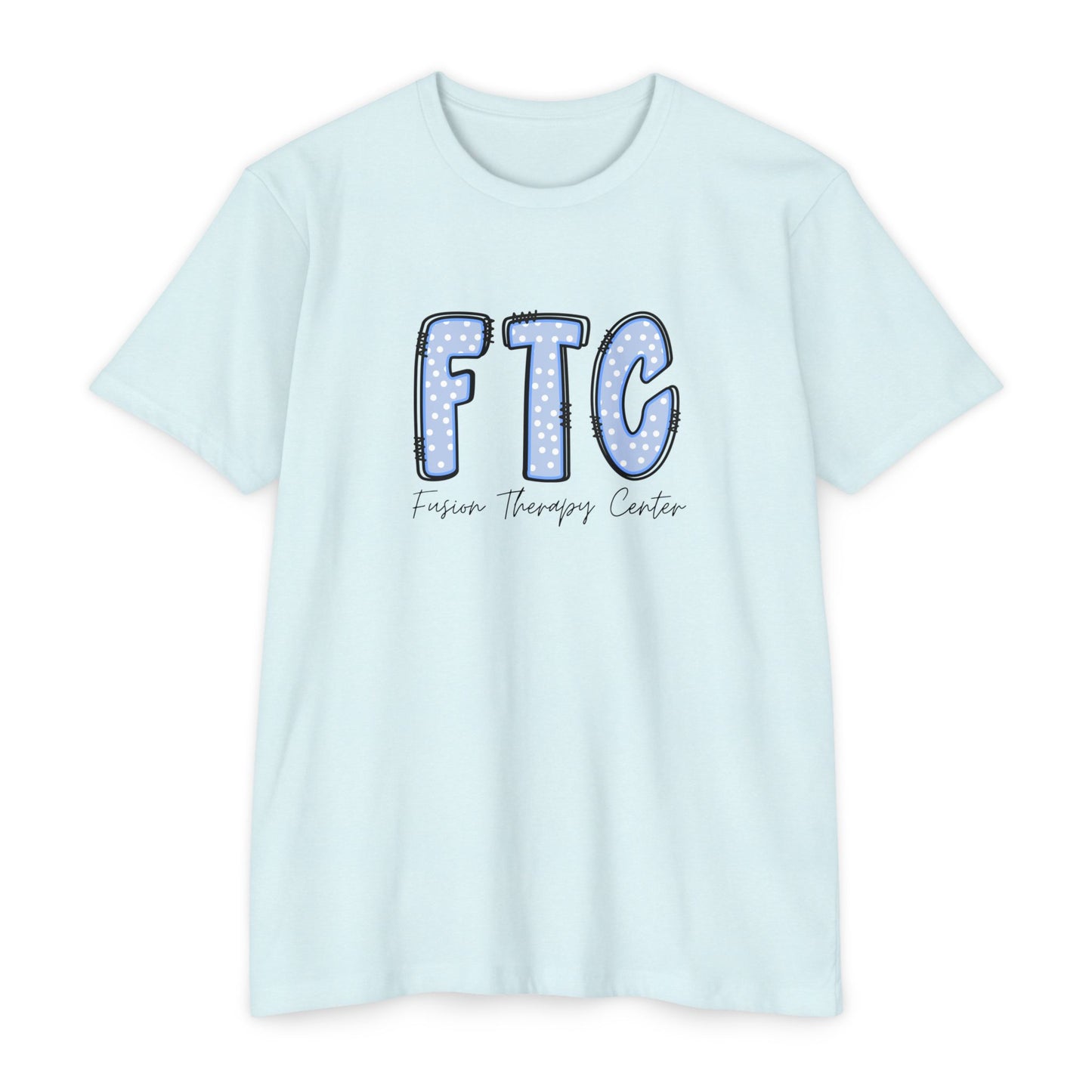 Essential Tee | Blue Polka
