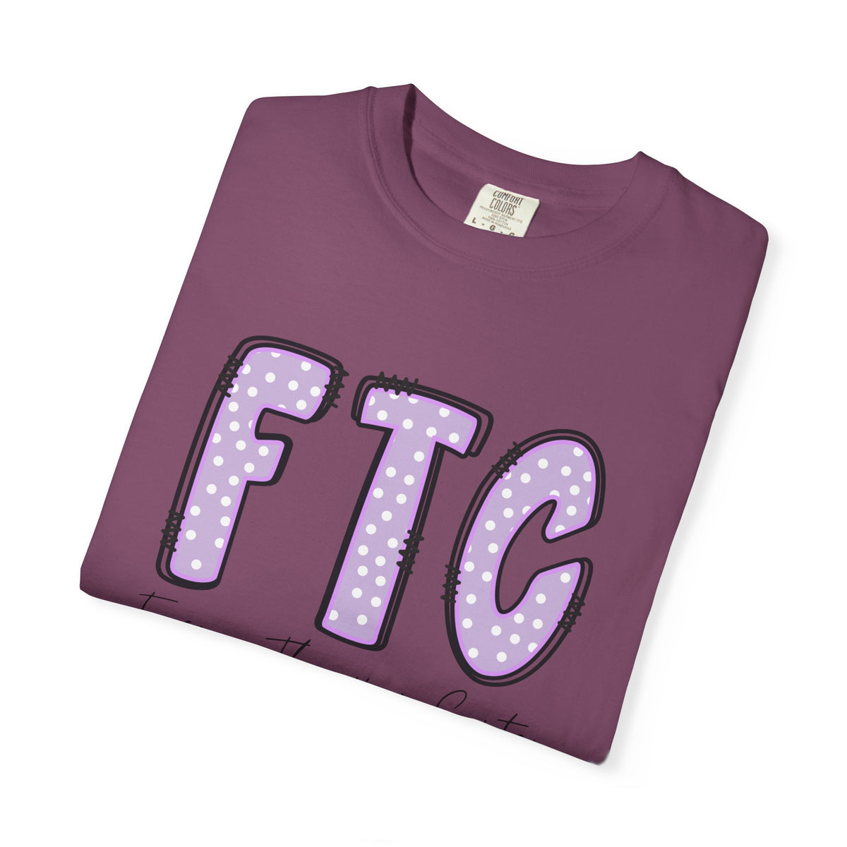 Classic Tee | Purple Polka