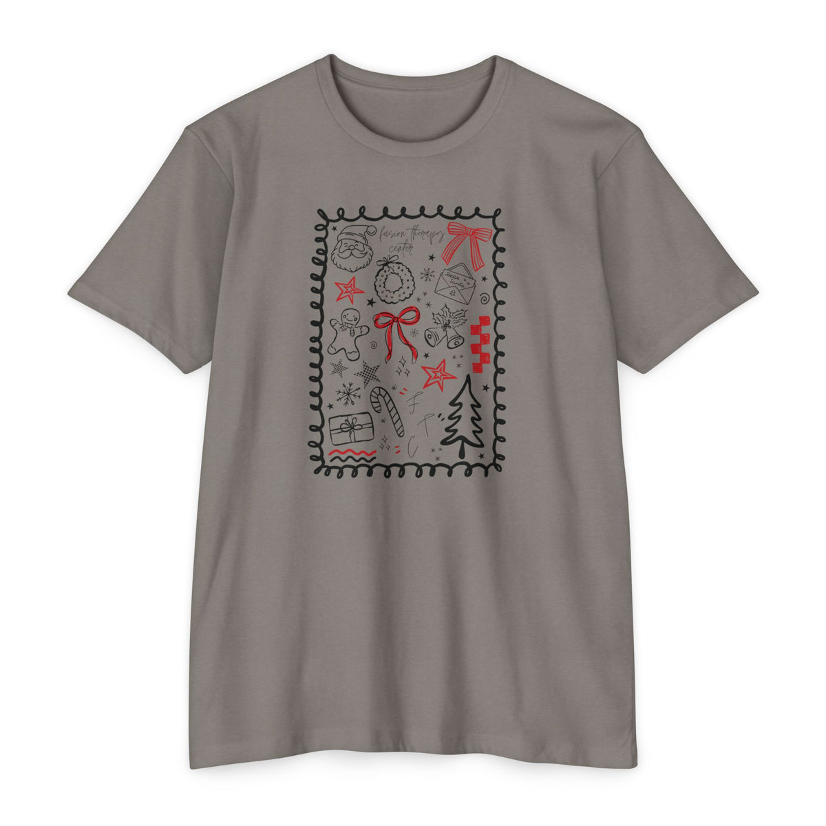 Essential Tee | Holiday Doodles