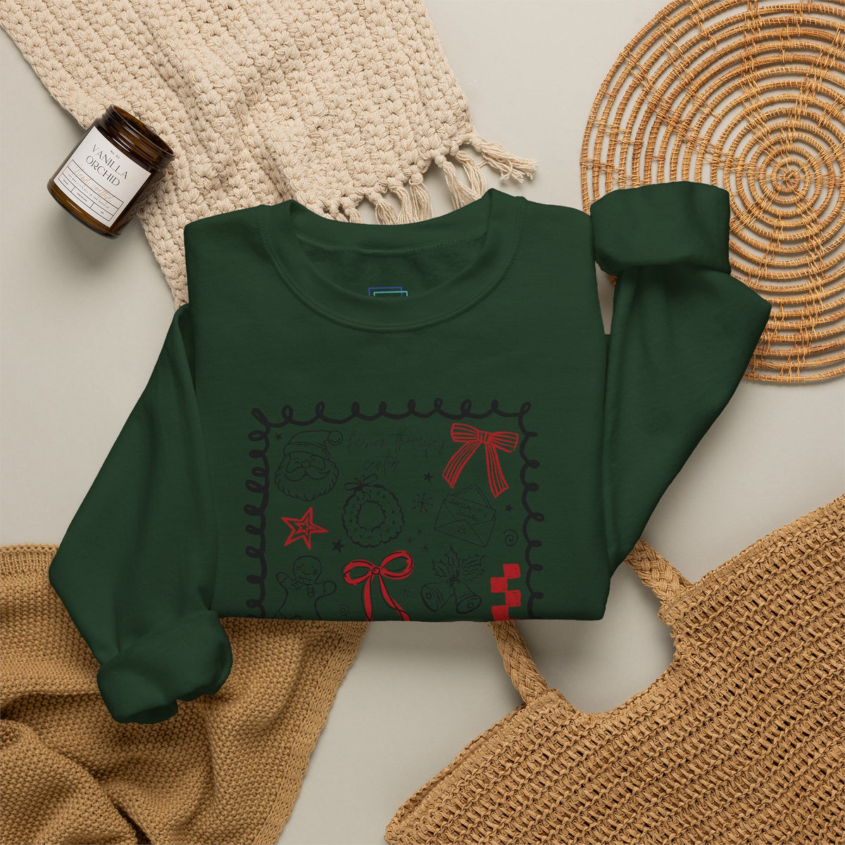 Everyday Sweatshirt | Holiday Doodles