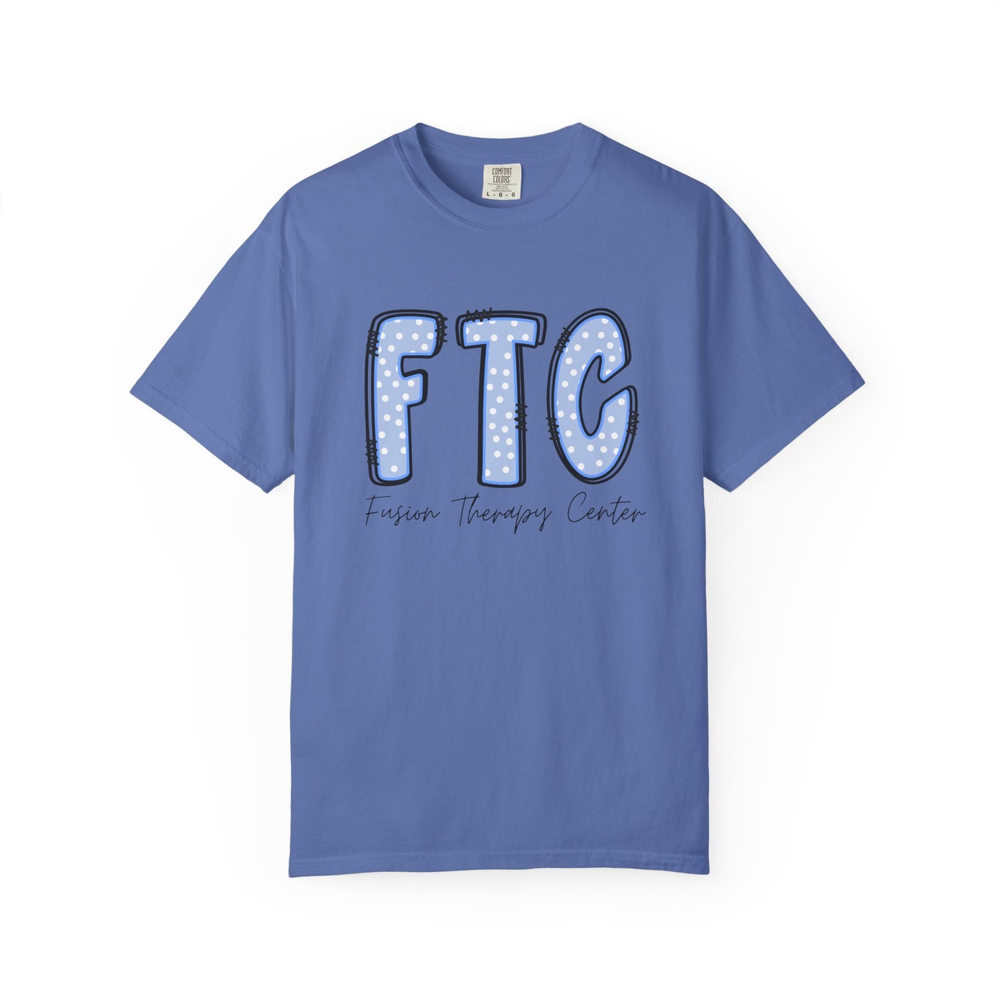 Classic Tee | Blue Polka