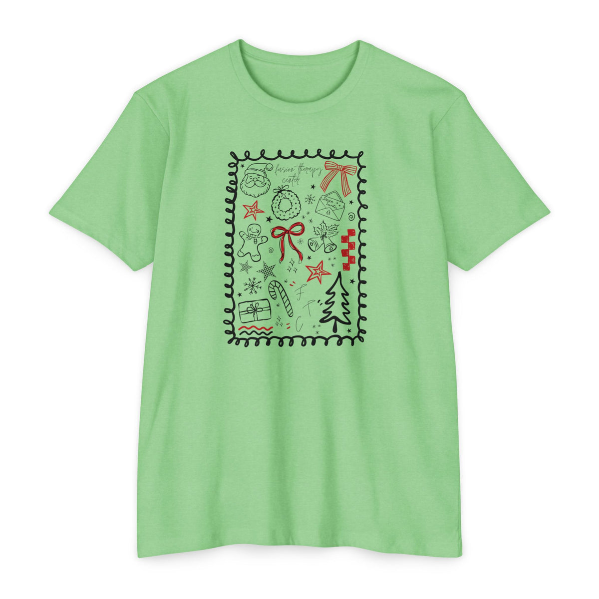Essential Tee | Holiday Doodles
