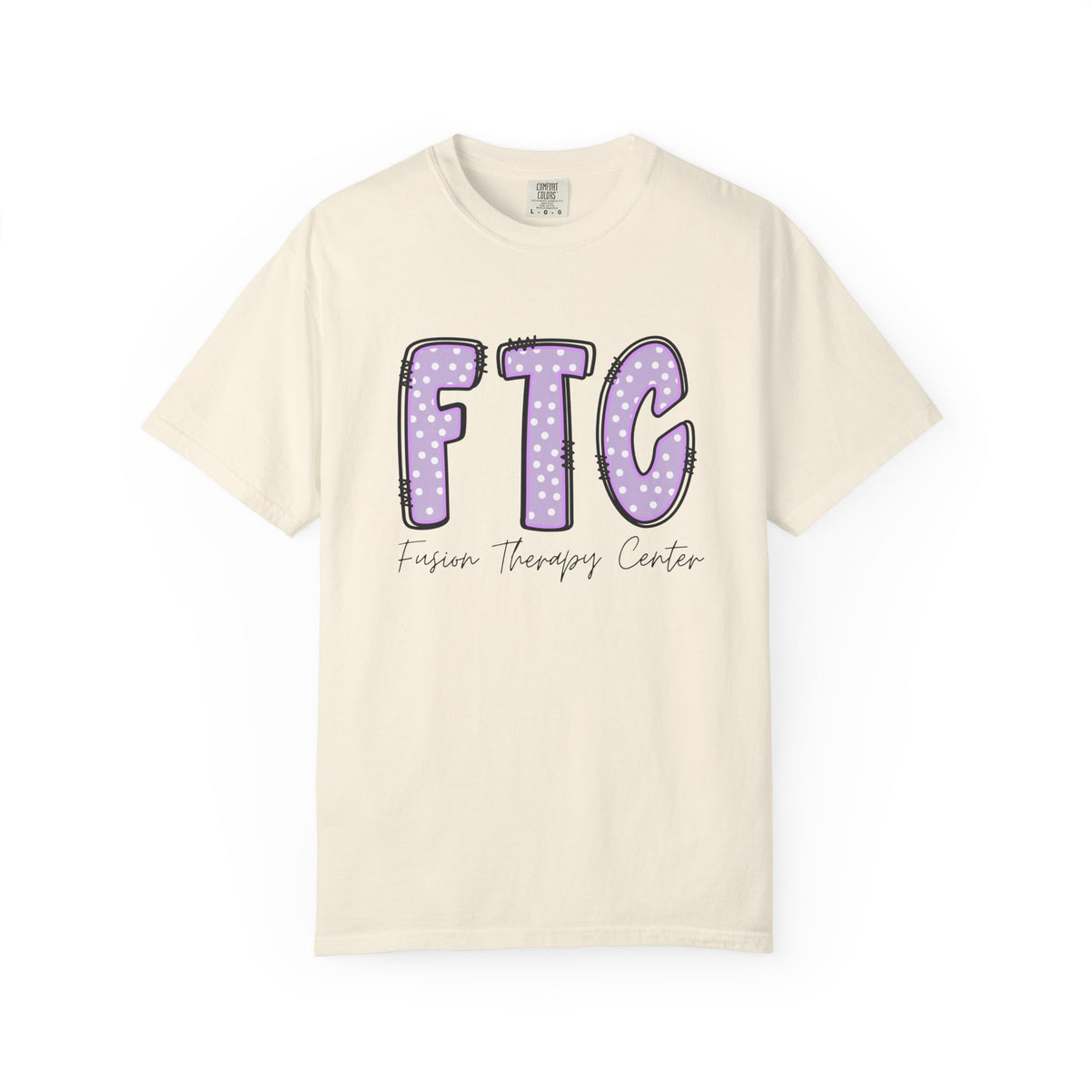 Classic Tee | Purple Polka