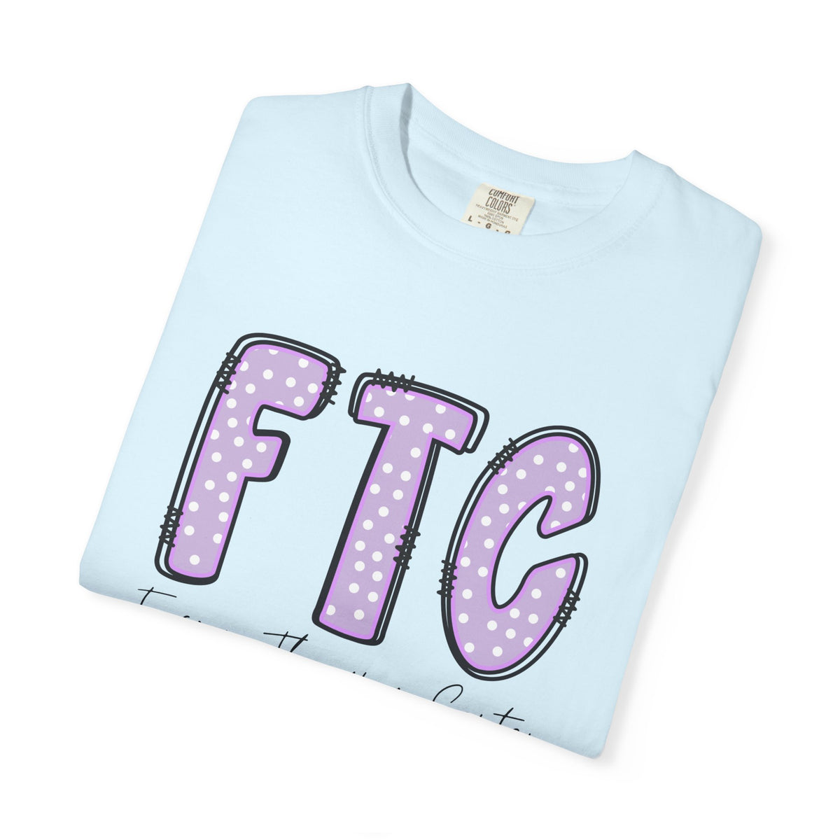 Classic Tee | Purple Polka