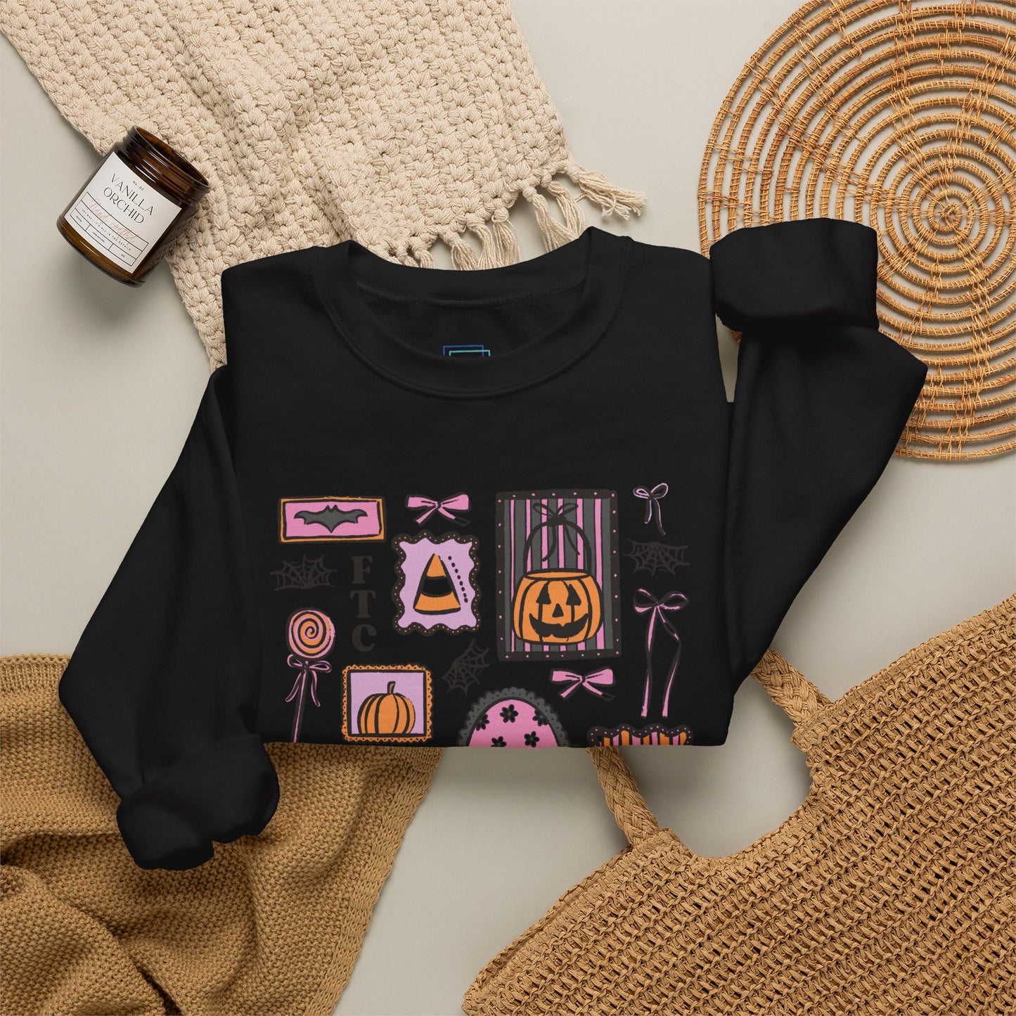 Everyday Sweatshirt | Patchwork Halloween