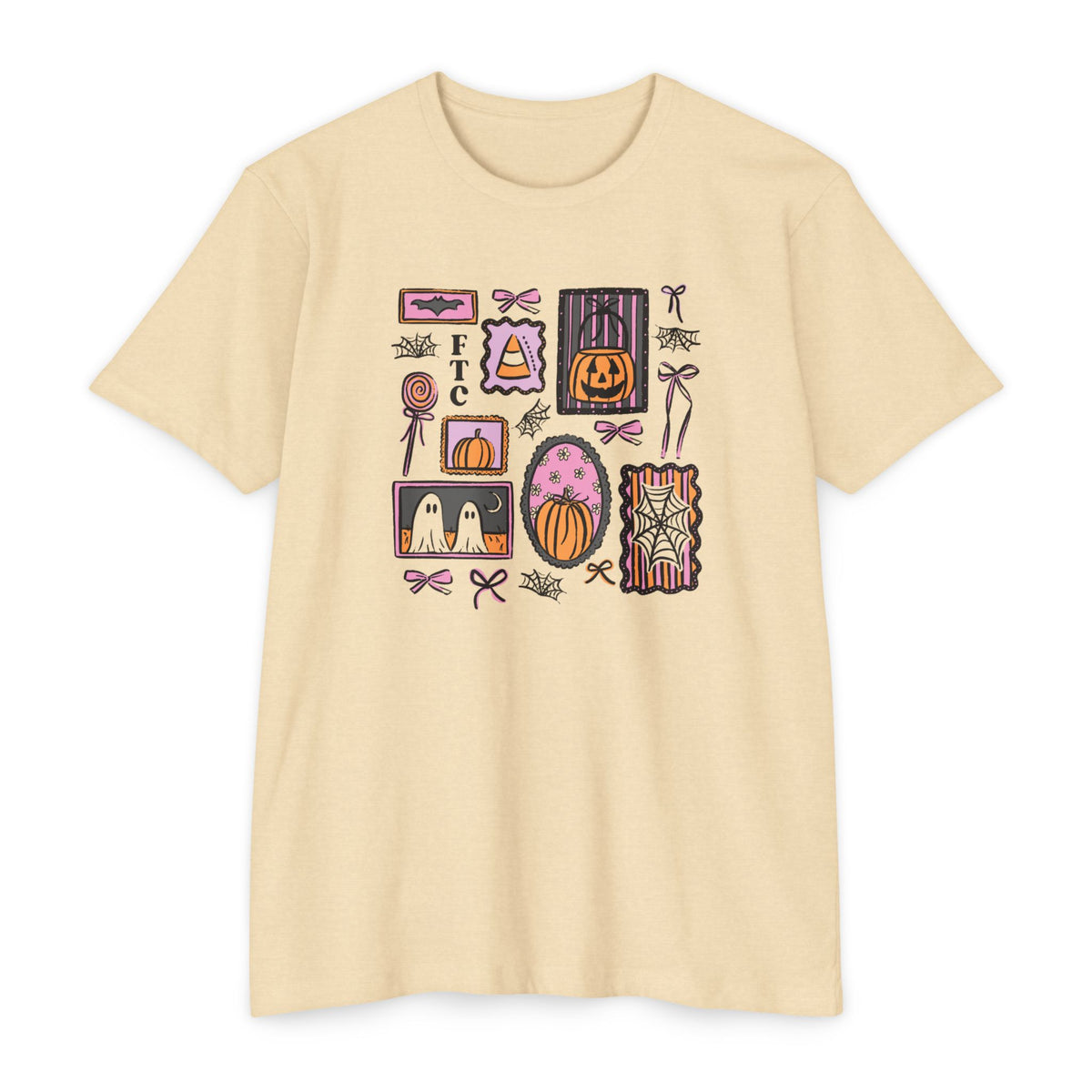 Essential Tee | Patchwork Halloween
