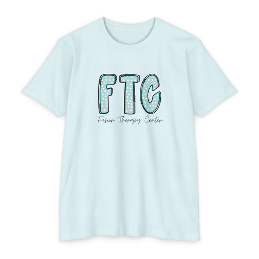 Essential Tee | Teal Polka