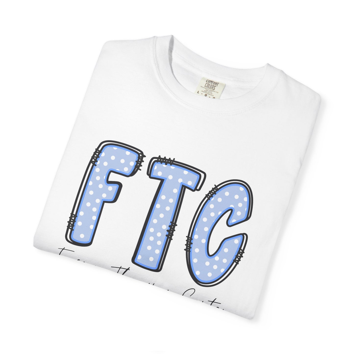 Classic Tee | Blue Polka