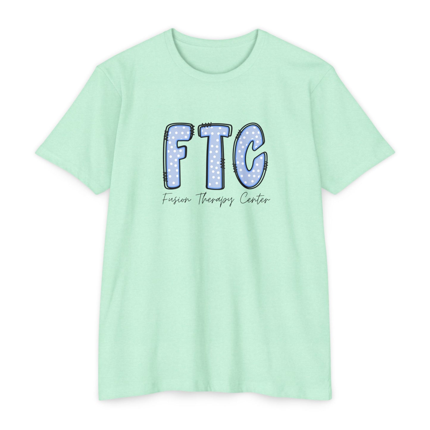 Essential Tee | Blue Polka