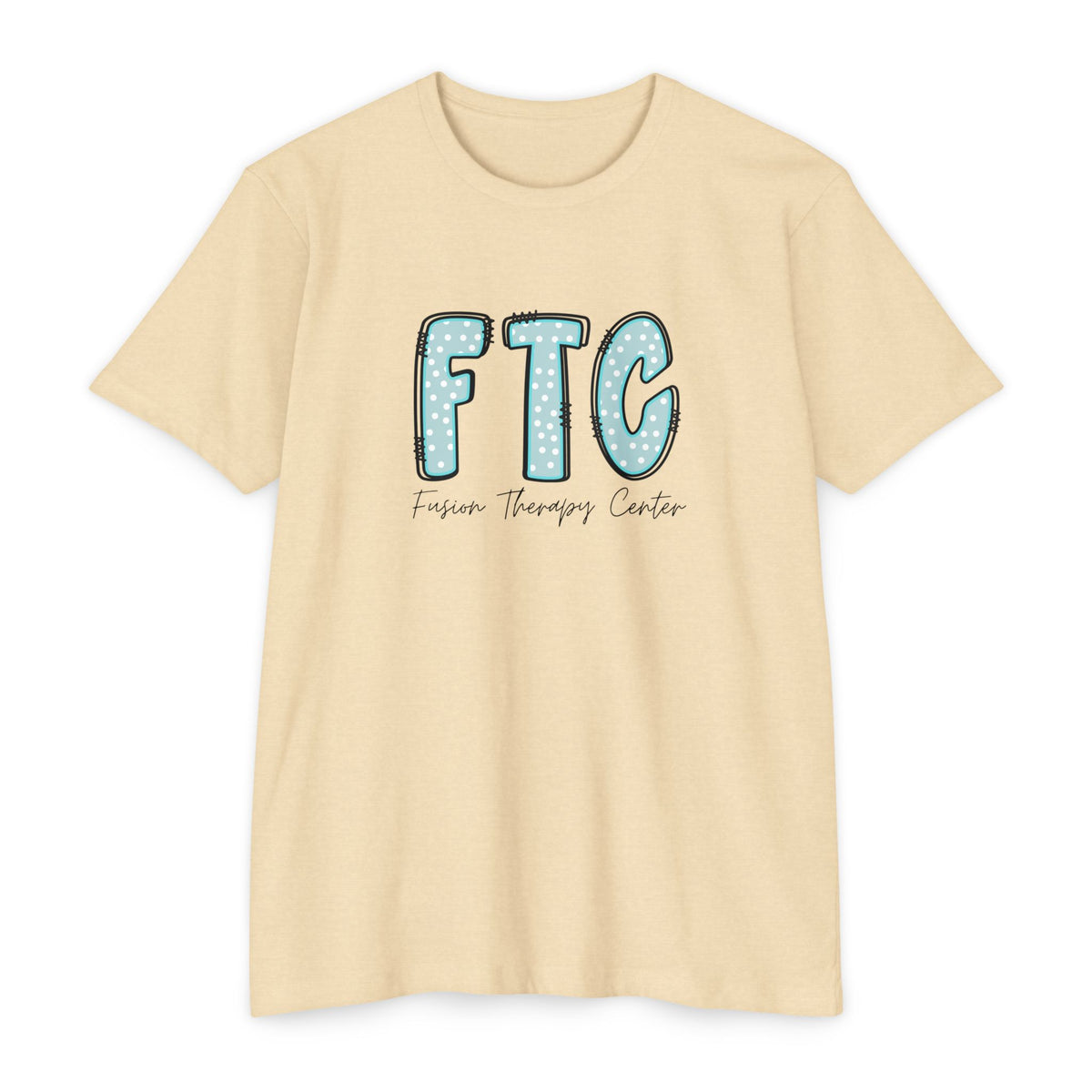 Essential Tee | Teal Polka
