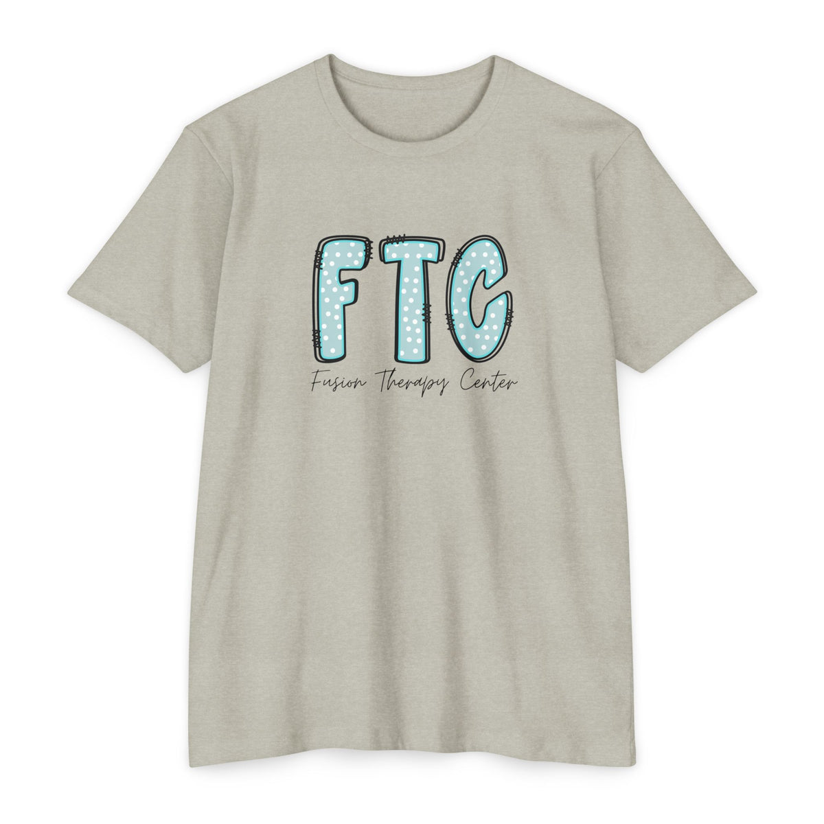 Essential Tee | Teal Polka