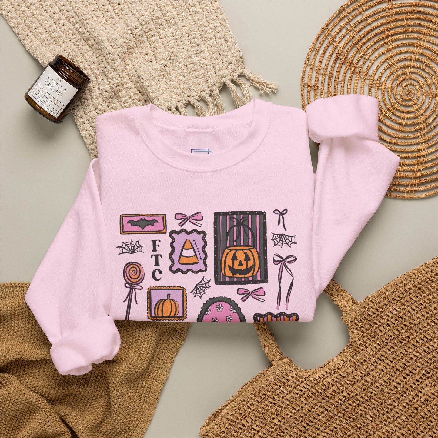 Everyday Sweatshirt | Patchwork Halloween