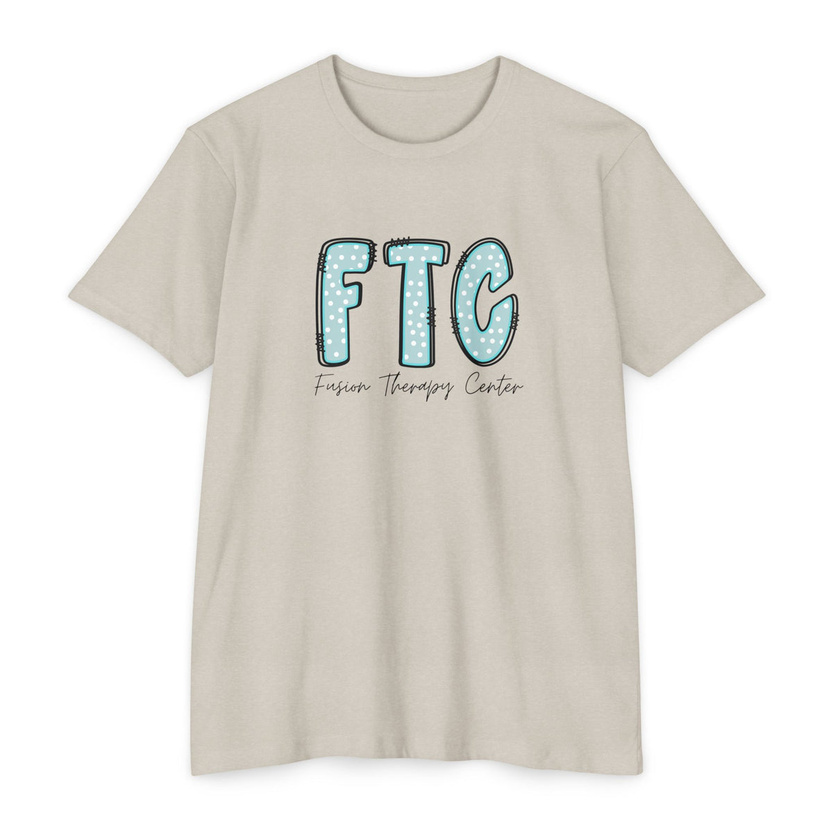 Essential Tee | Teal Polka