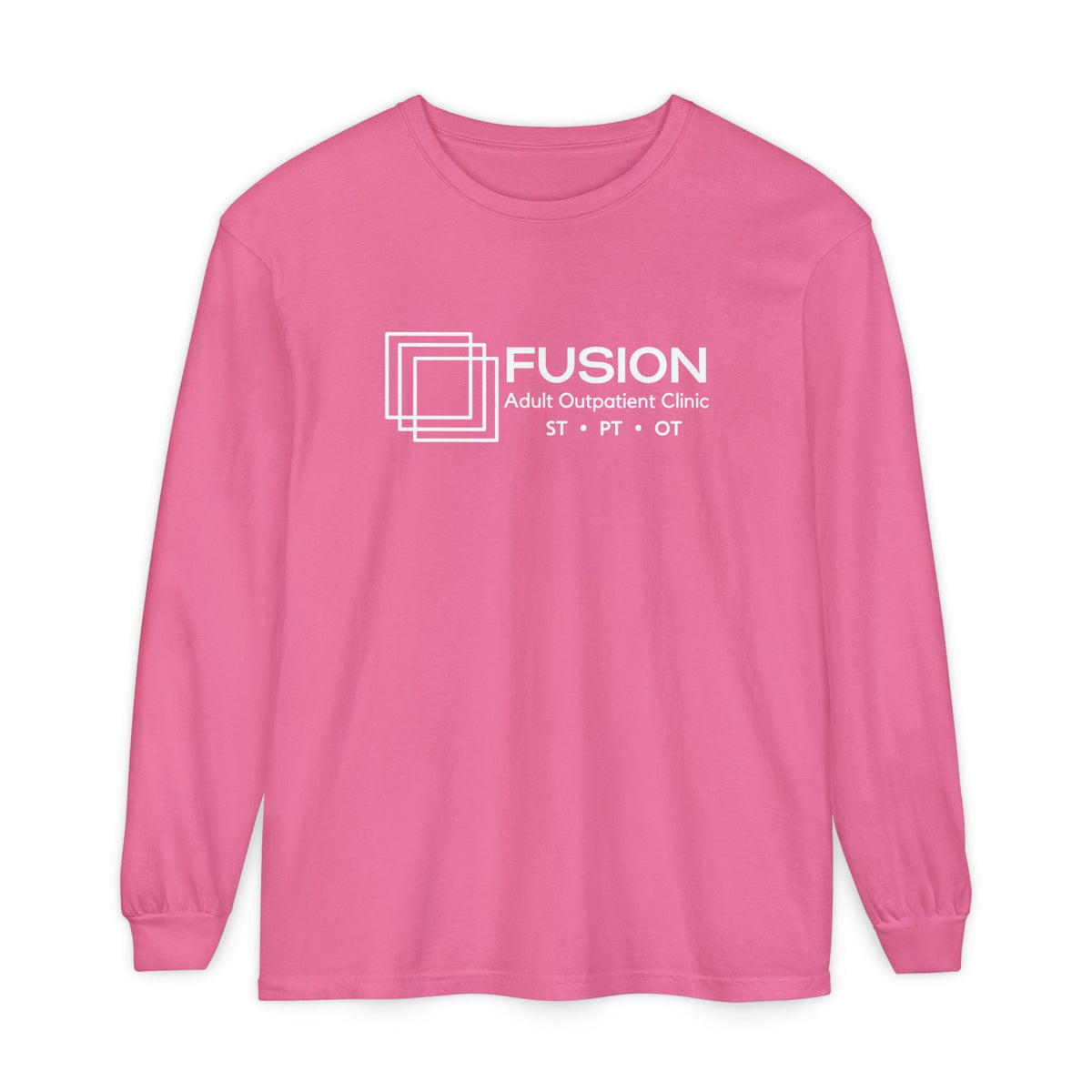 Classic FAOC Long Sleeve Tee | All White Logo