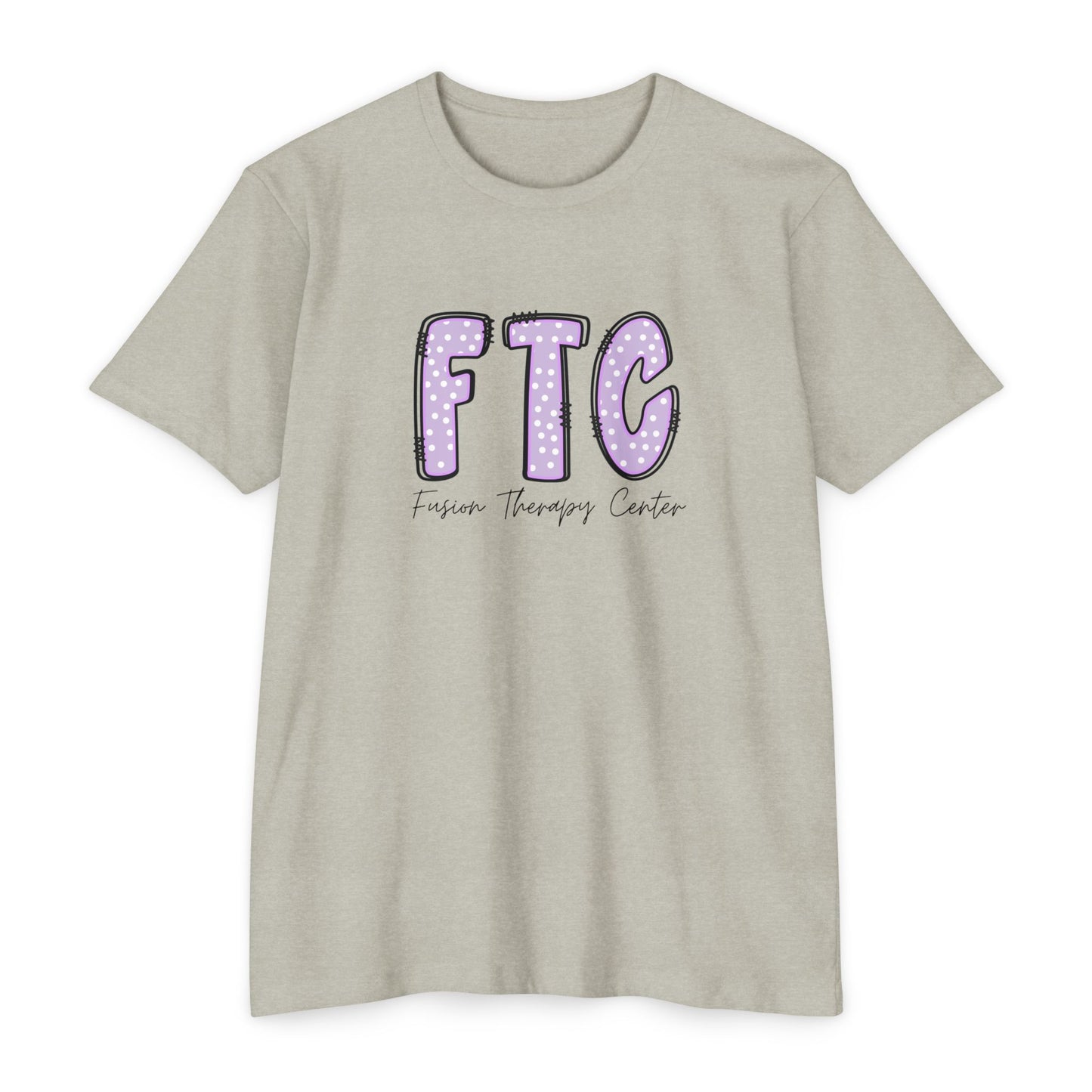 Essential Tee | Purple Polka