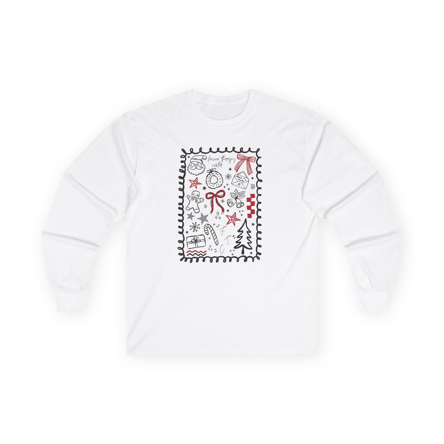 Everyday Long Sleeve Tee | Holiday Doodles
