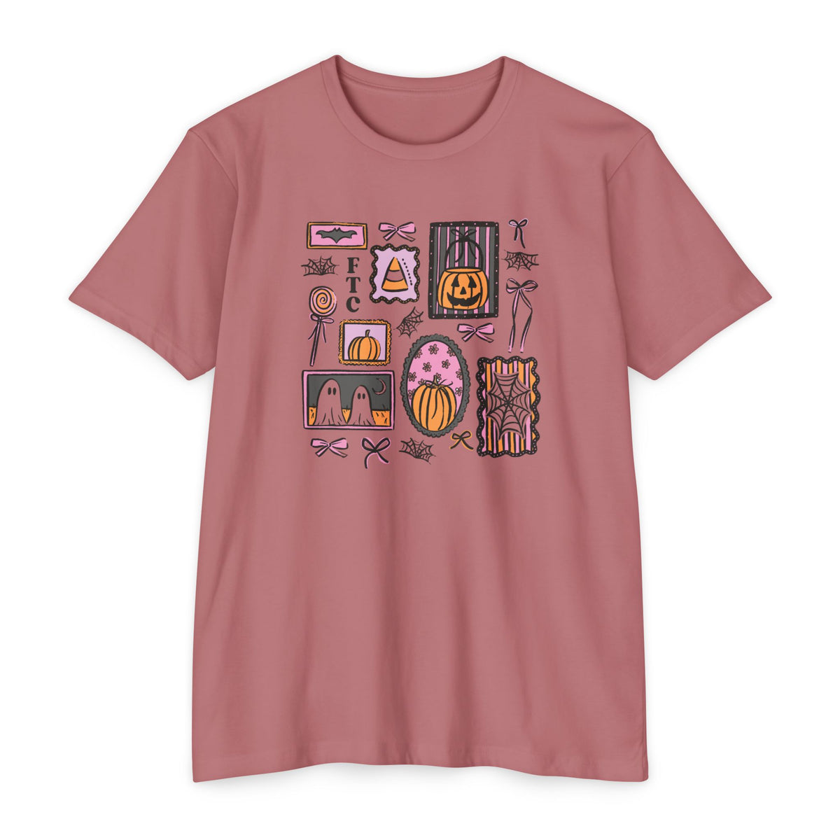Essential Tee | Patchwork Halloween
