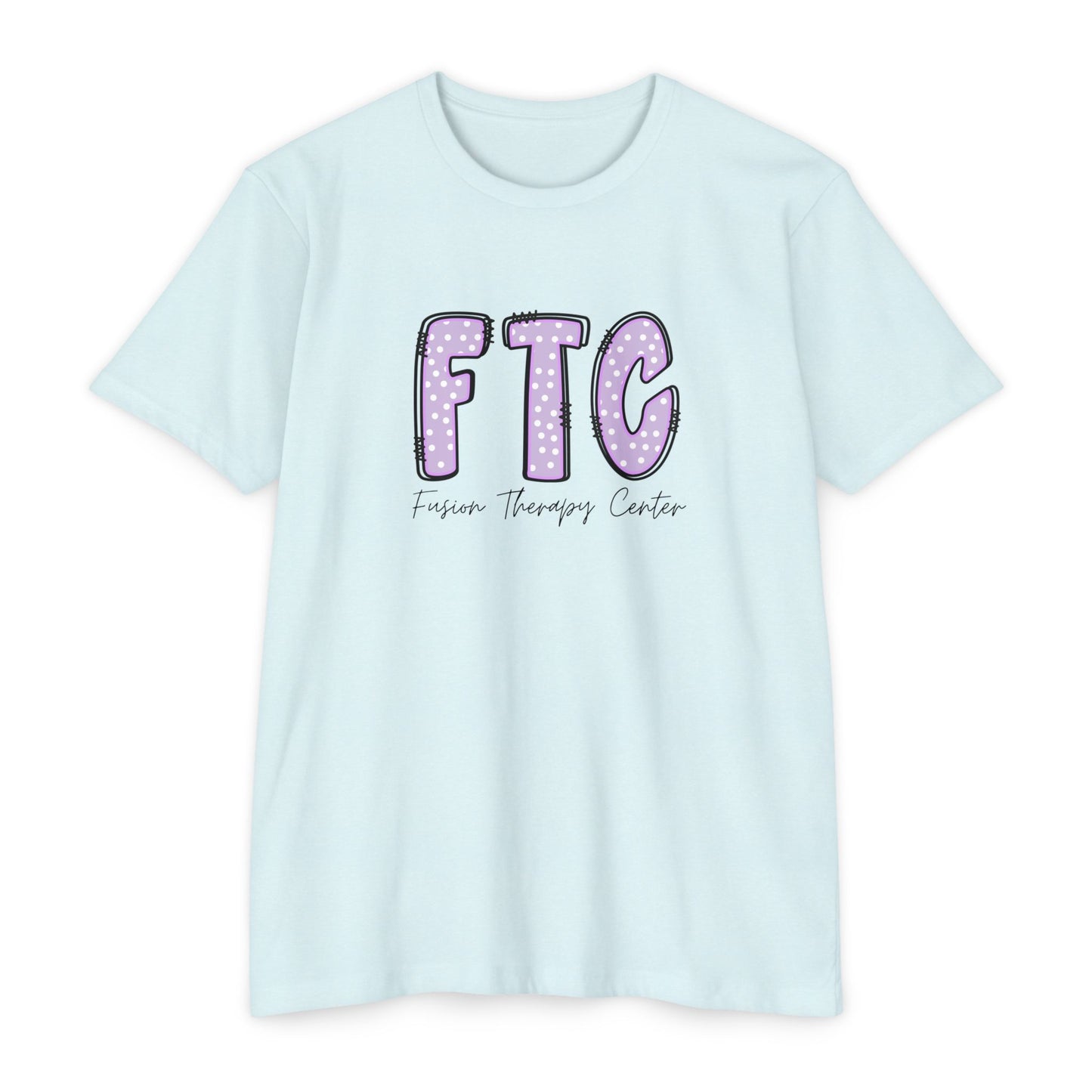 Essential Tee | Purple Polka
