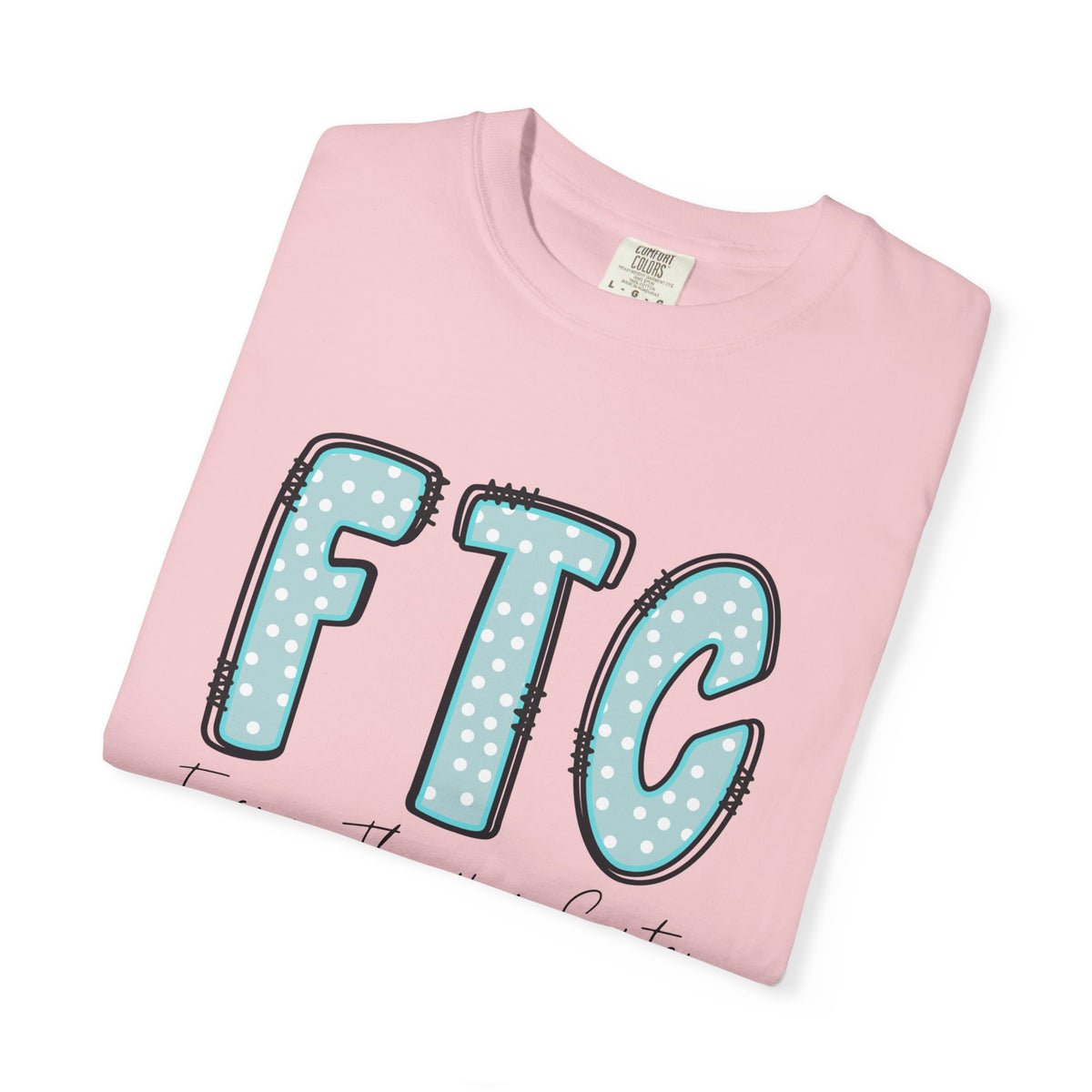 Classic Tee | Teal Polka