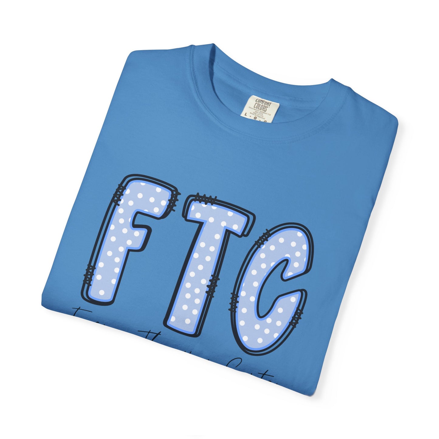 Classic Tee | Blue Polka