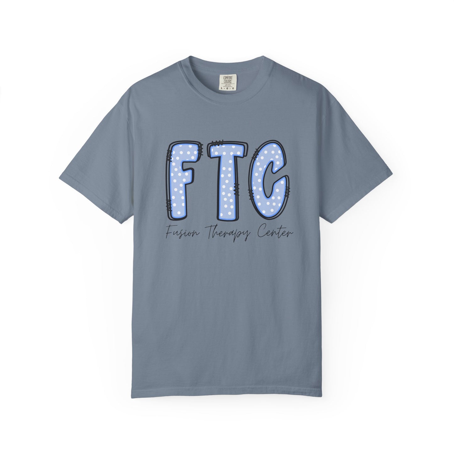 Classic Tee | Blue Polka