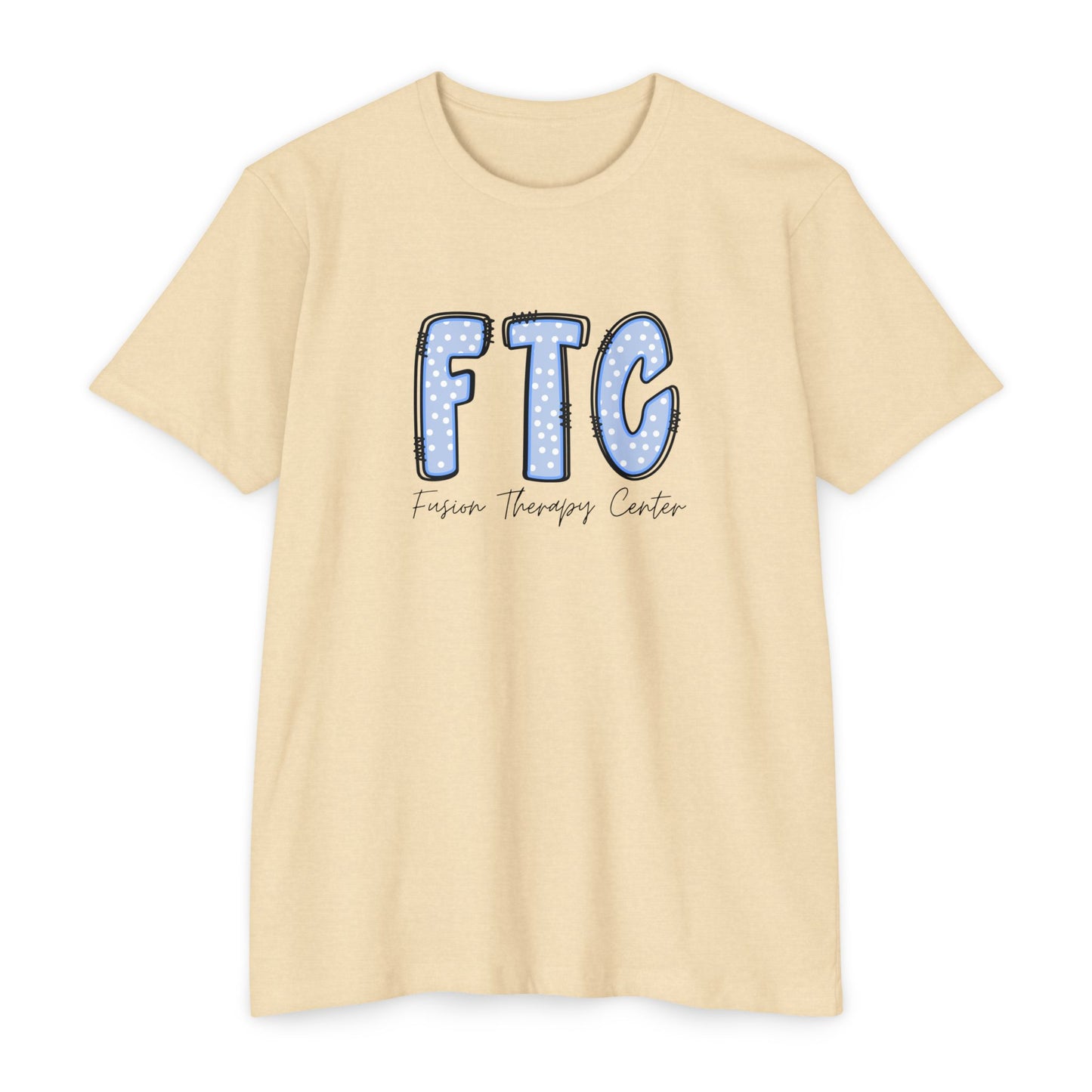 Essential Tee | Blue Polka