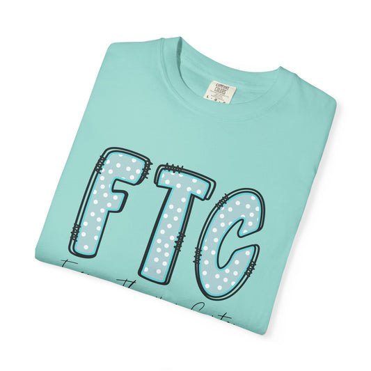 Classic Tee | Teal Polka