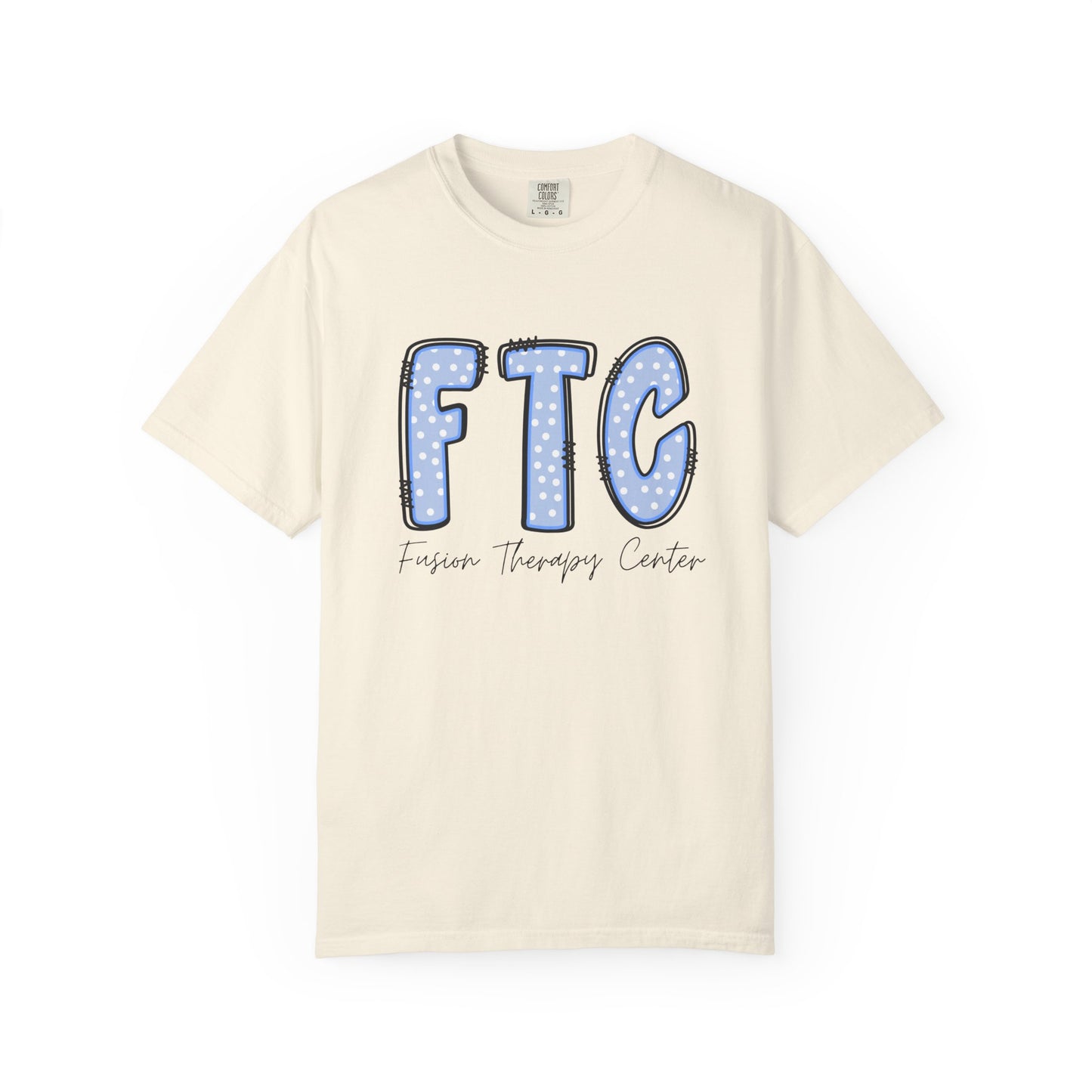 Classic Tee | Blue Polka