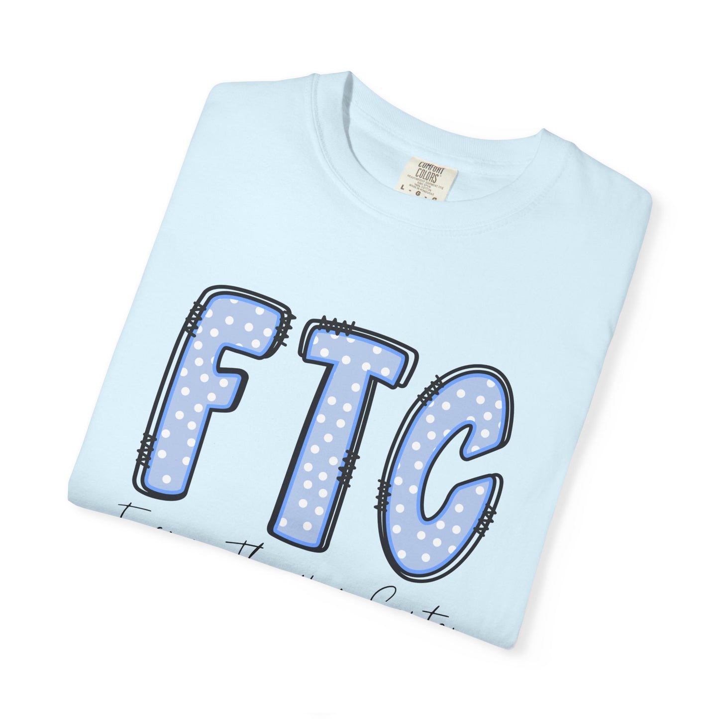 Classic Tee | Blue Polka