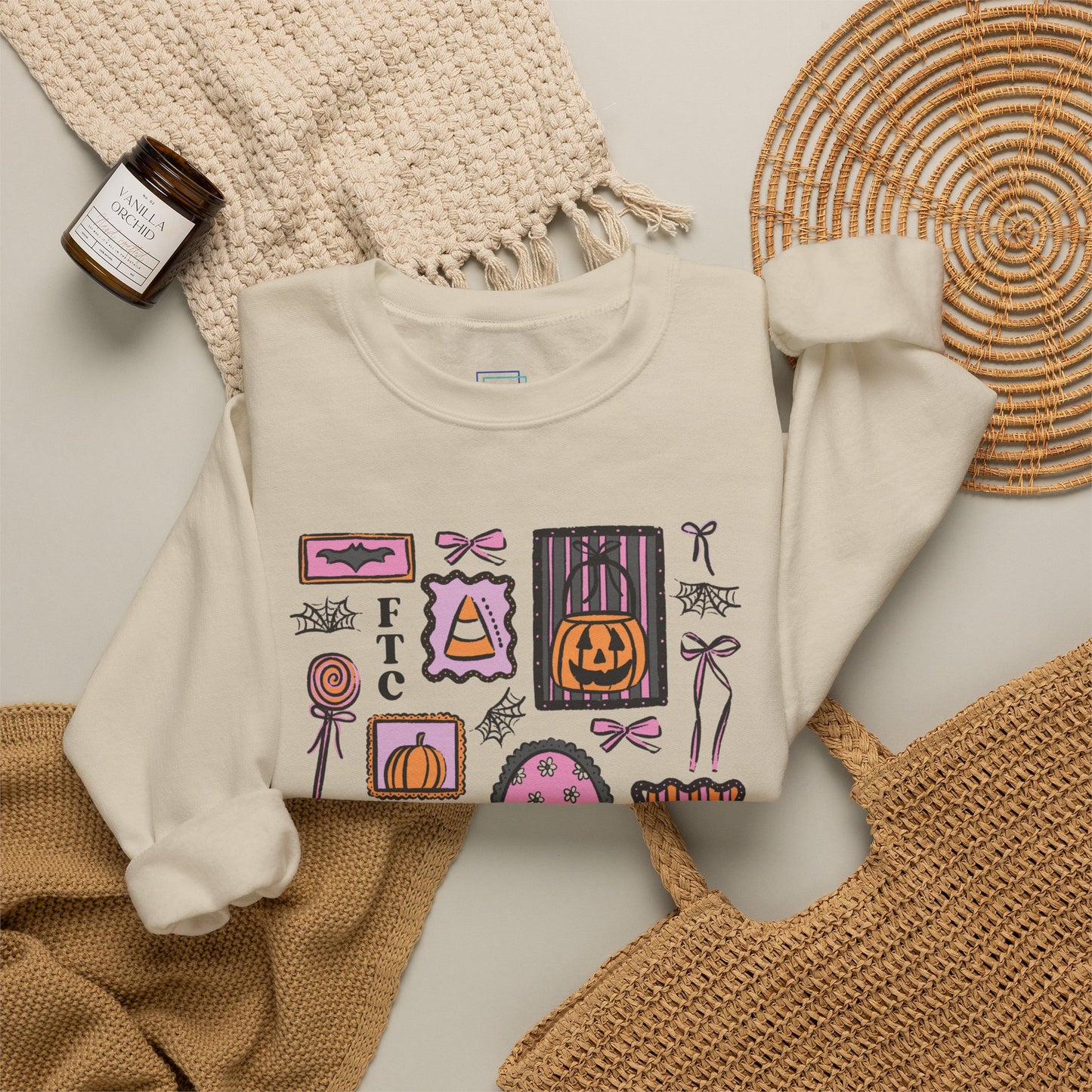Everyday Sweatshirt | Patchwork Halloween
