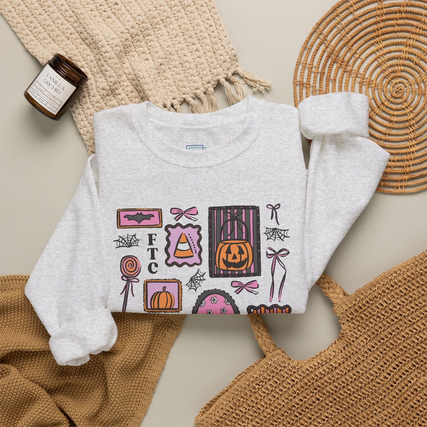 Everyday Sweatshirt | Patchwork Halloween