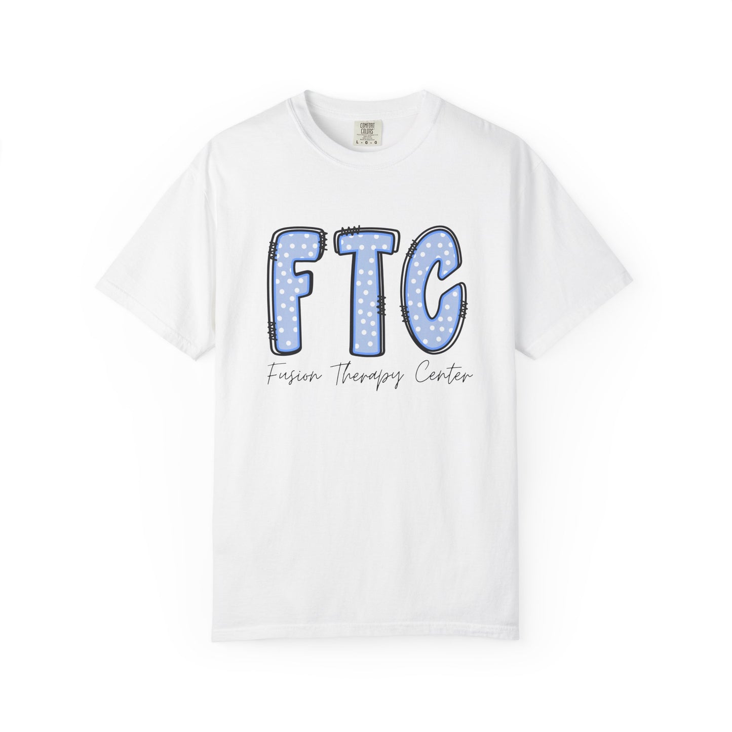 Classic Tee | Blue Polka
