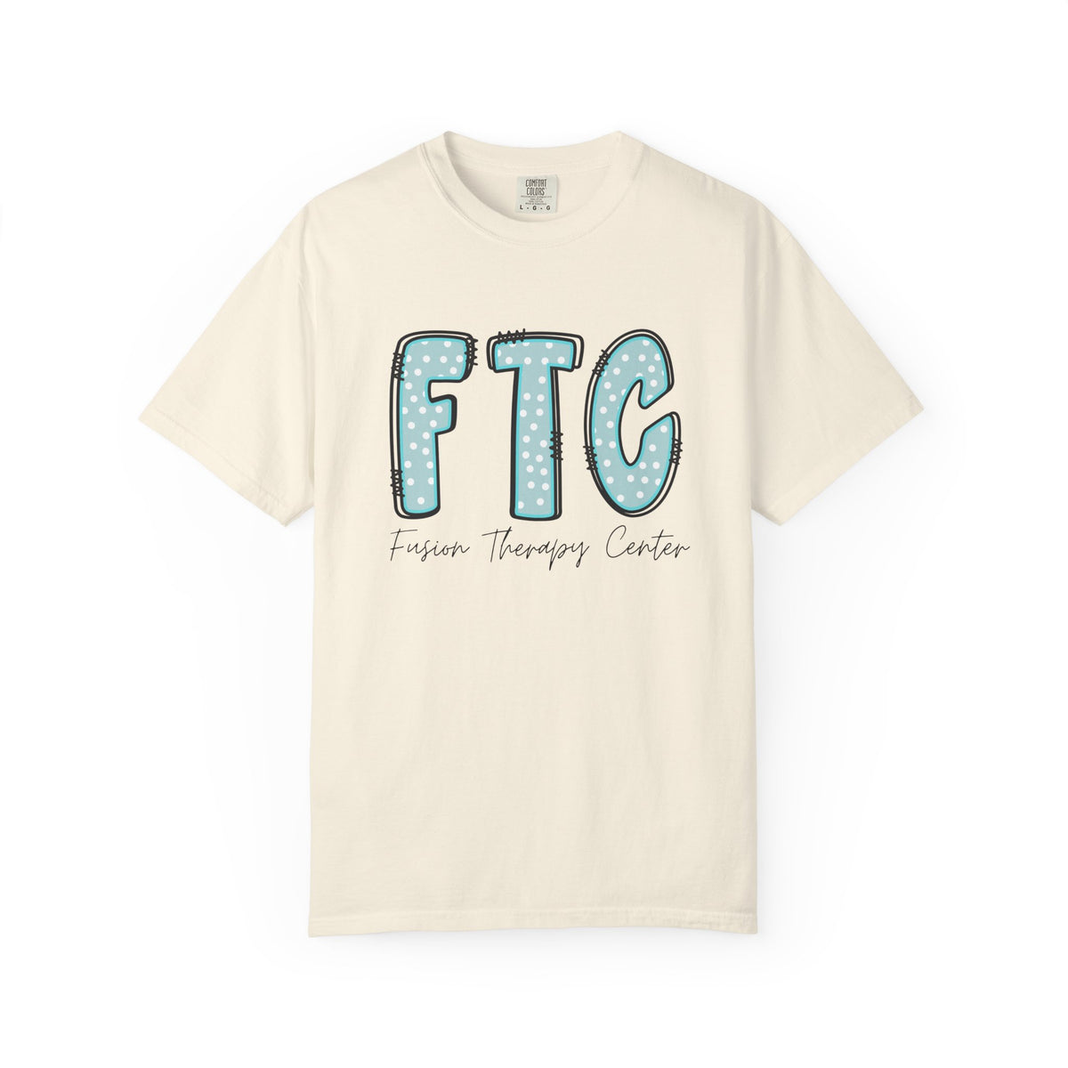 Classic Tee | Teal Polka