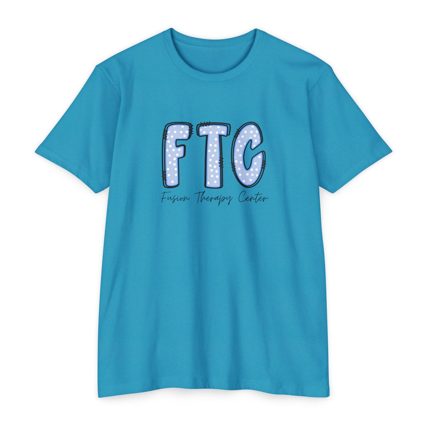 Essential Tee | Blue Polka