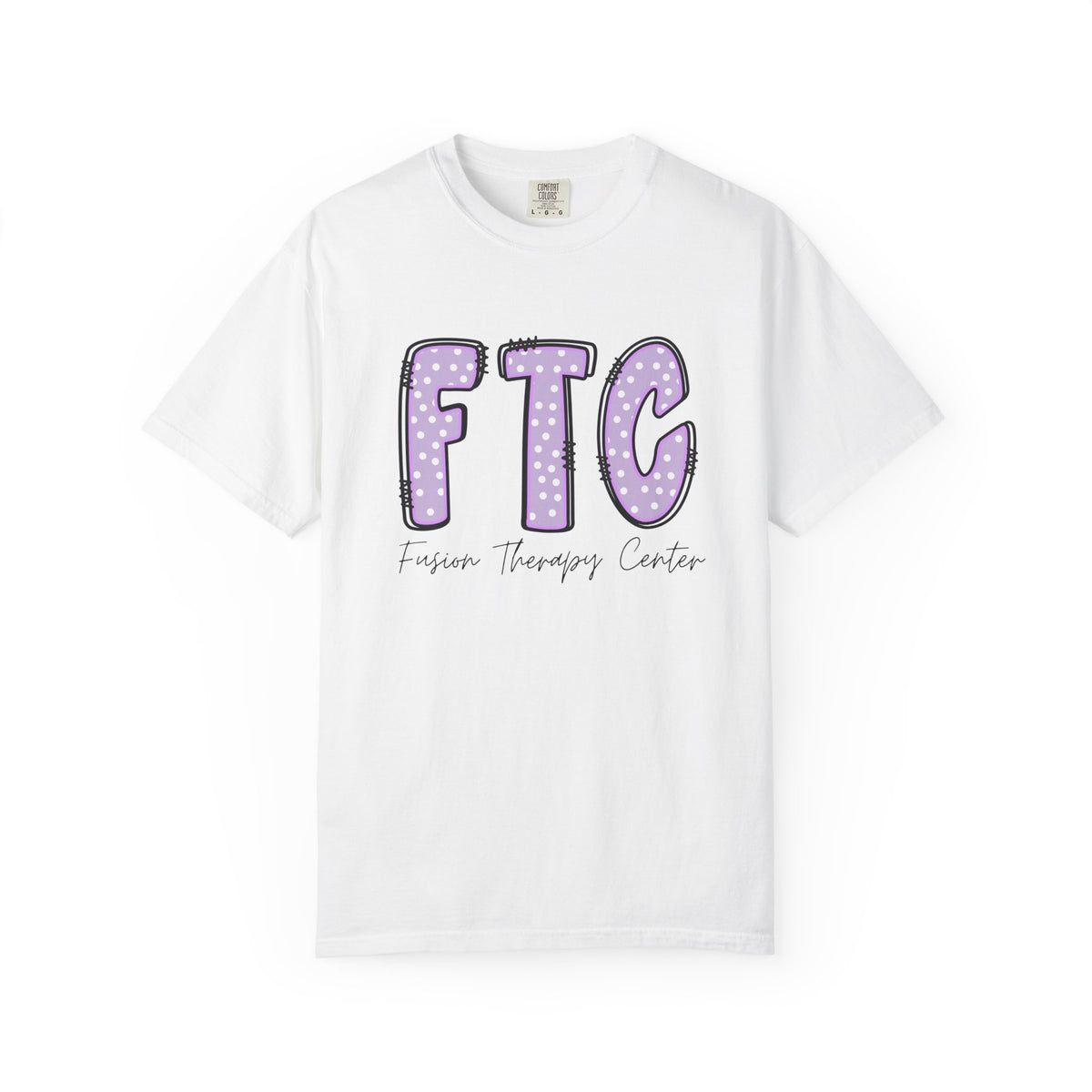 Classic Tee | Purple Polka