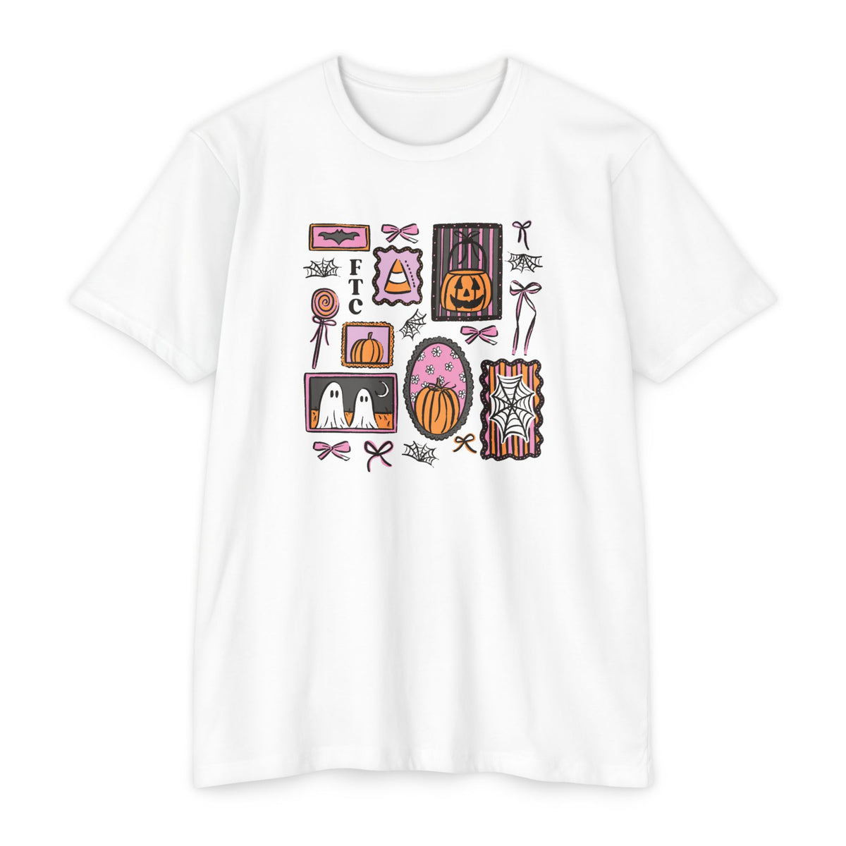 Essential Tee | Patchwork Halloween