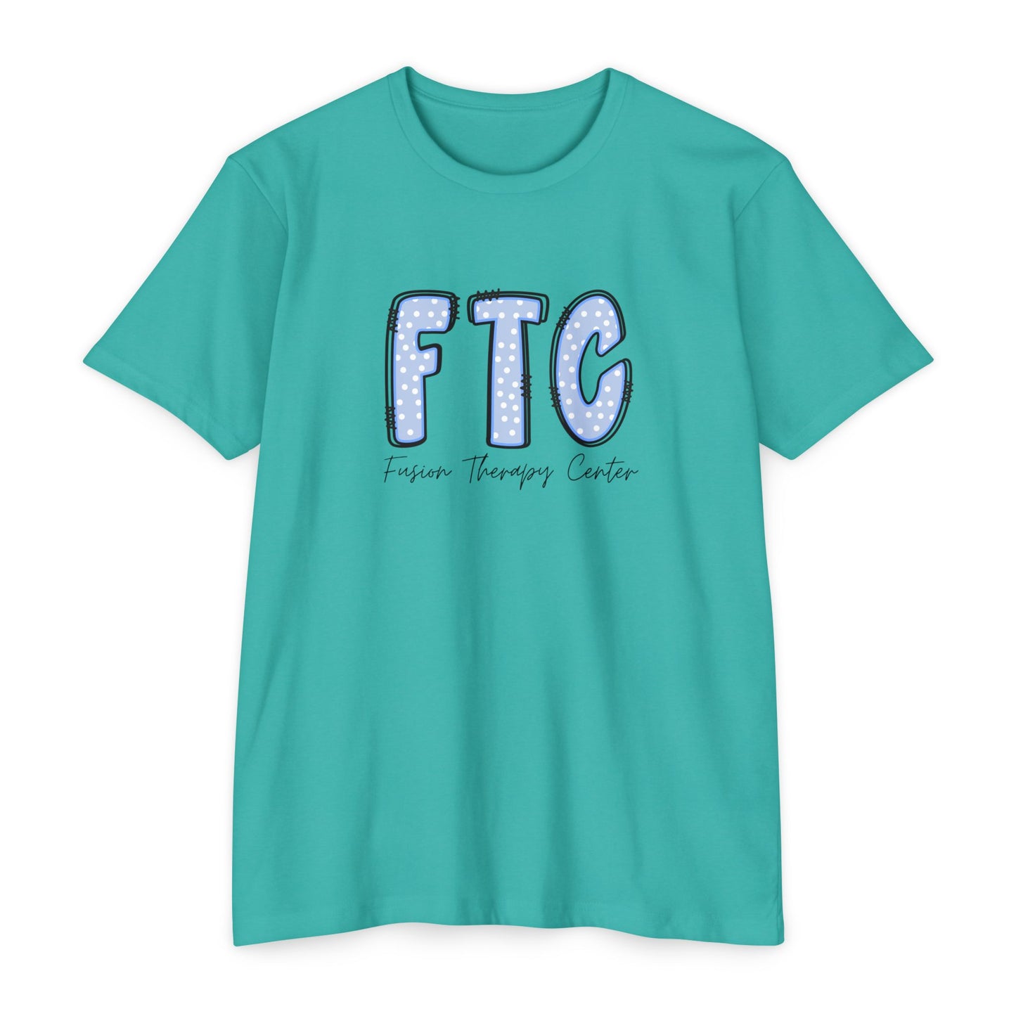 Essential Tee | Blue Polka